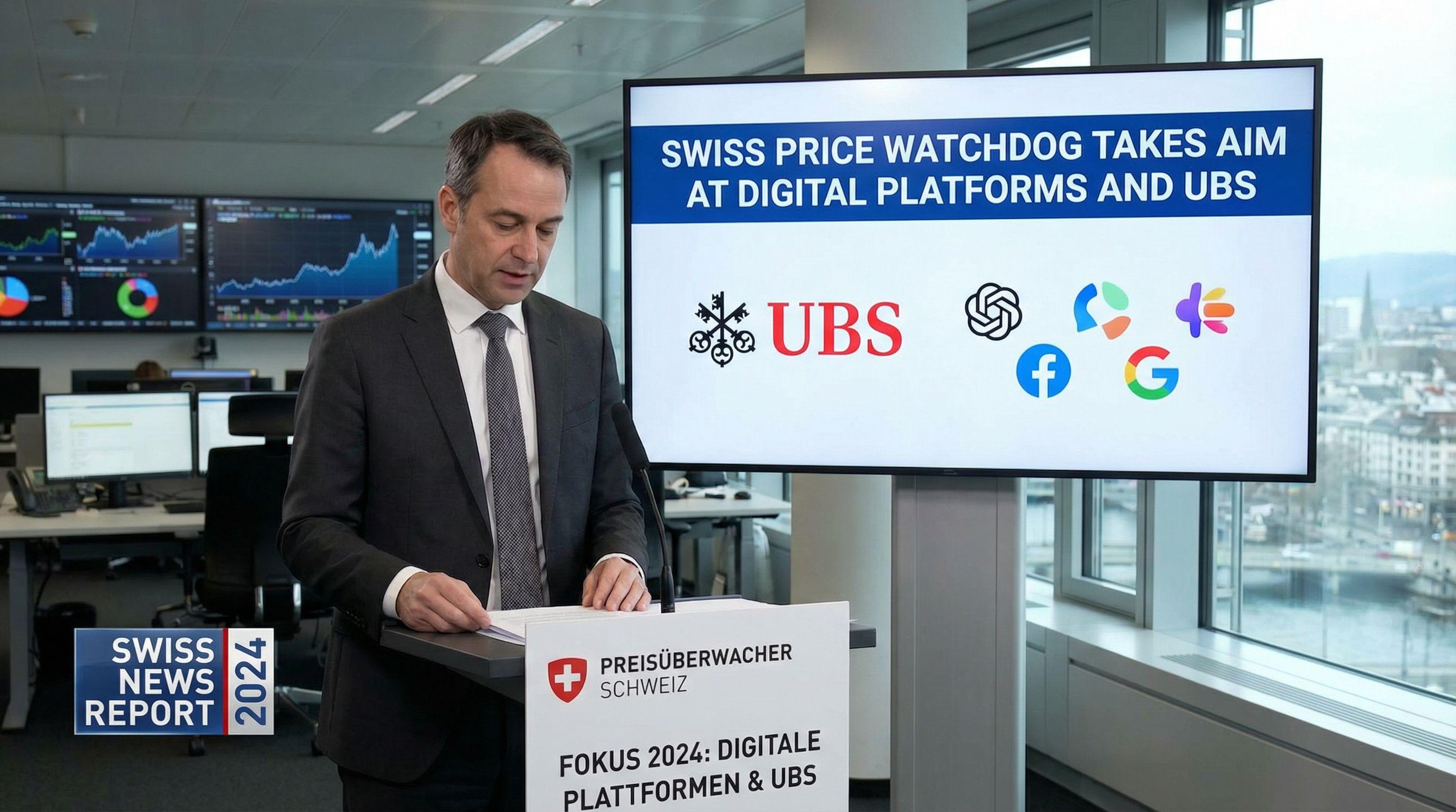 Swiss Price Watchdog Takes Aim at Digital Platforms and UBS
