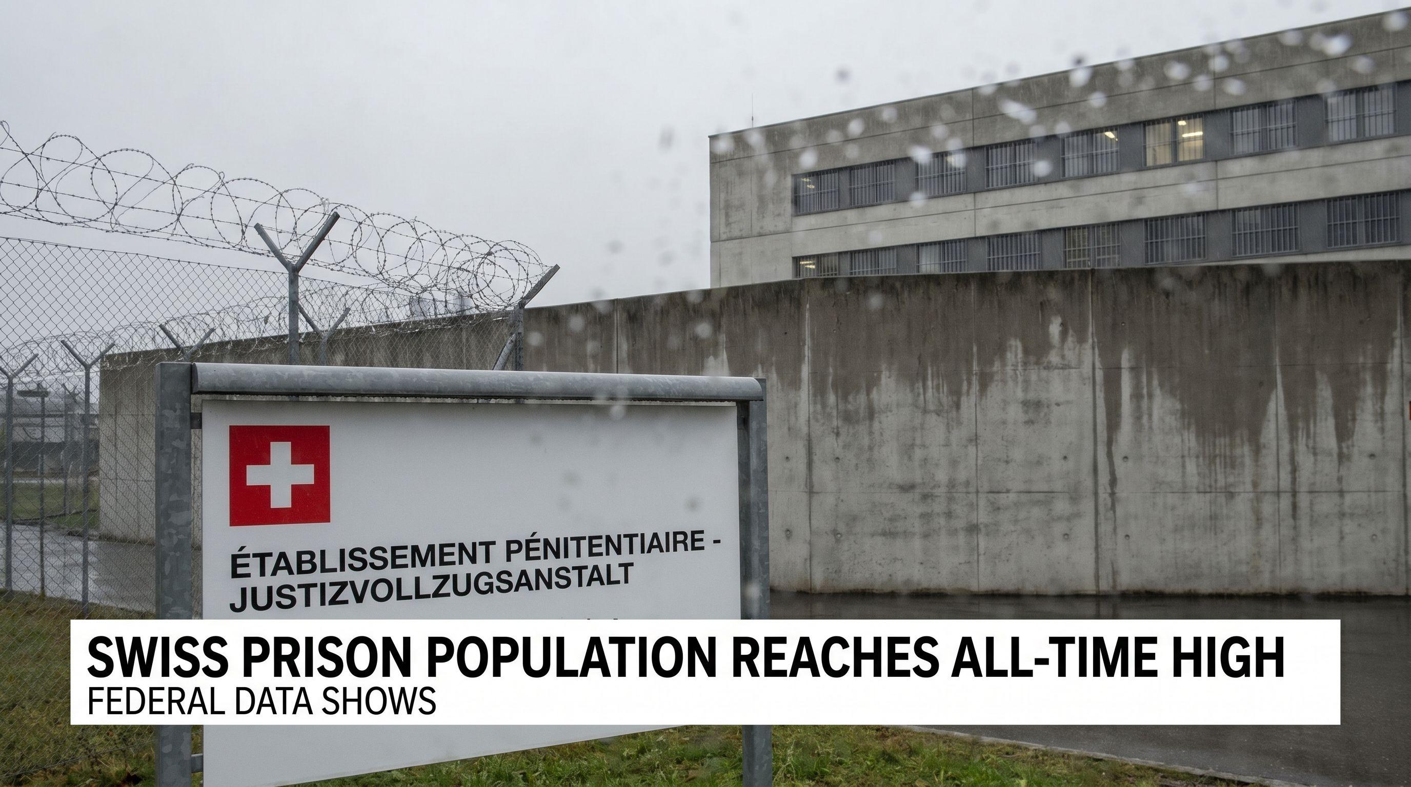 Swiss Prison Population Reaches All-Time High, Federal Data Shows