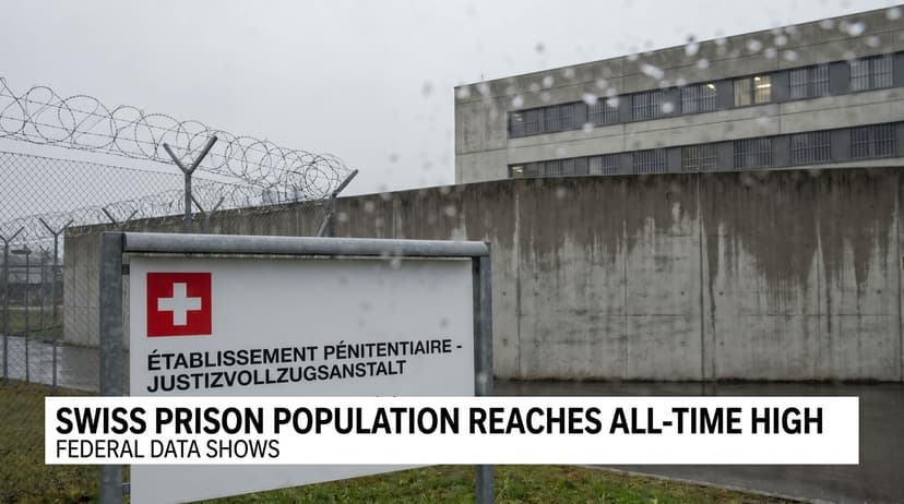 Swiss Prison Population Reaches All-Time High, Federal Data Shows