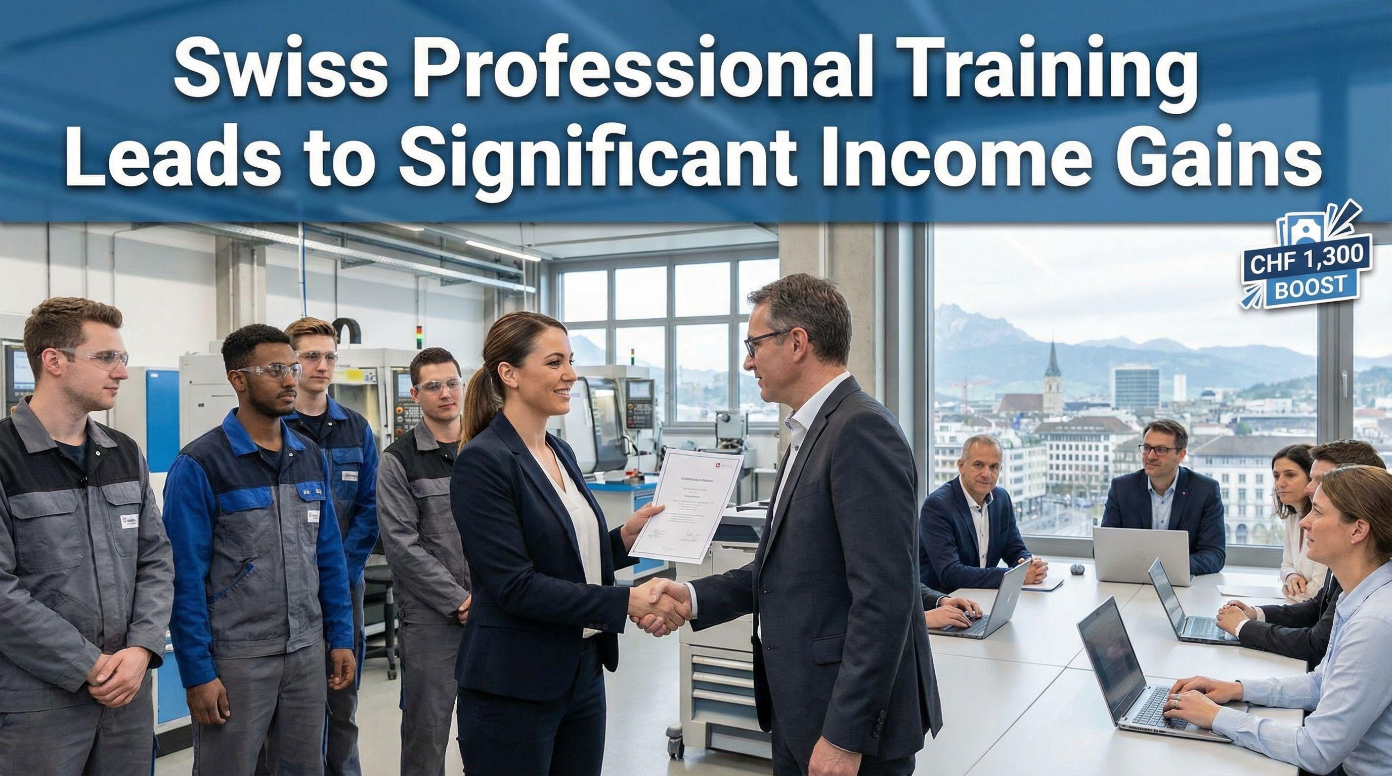 Swiss Professional Training Leads to Significant Income Gains