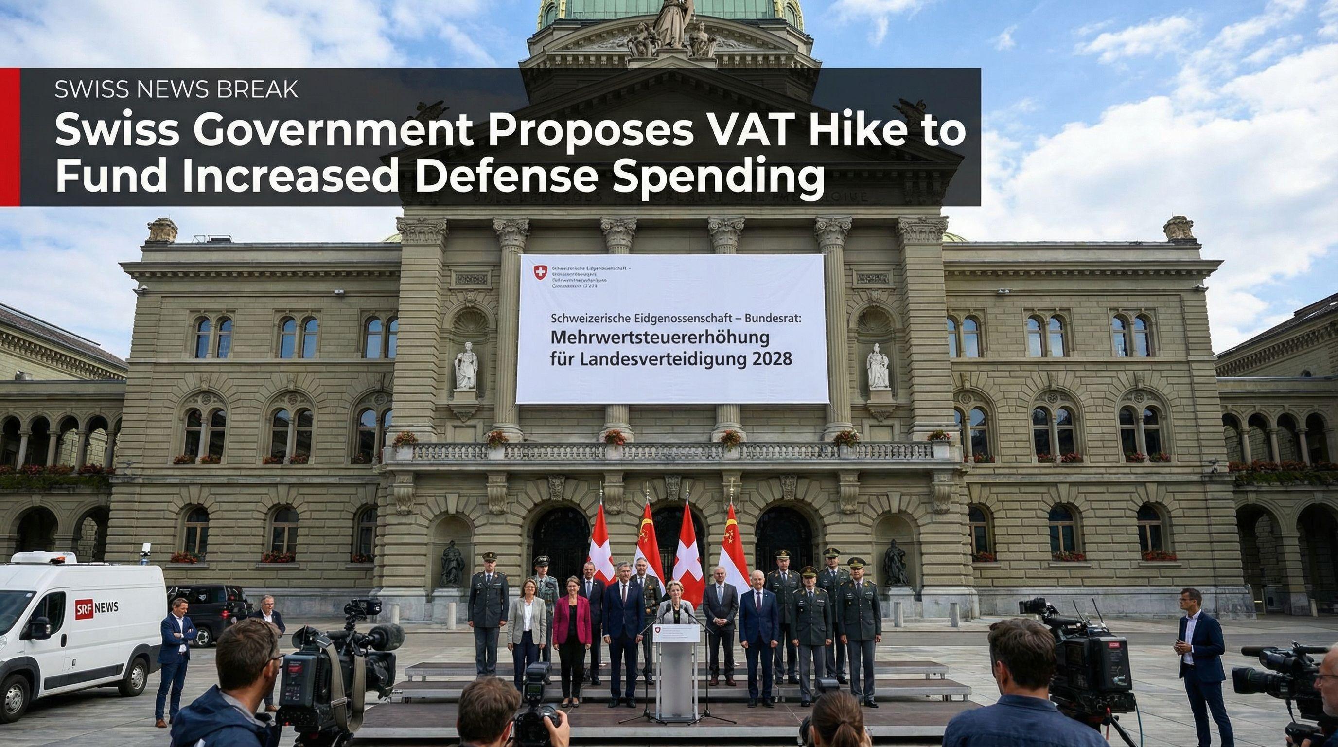 Swiss Government Proposes VAT Hike to Fund Increased Defense Spending