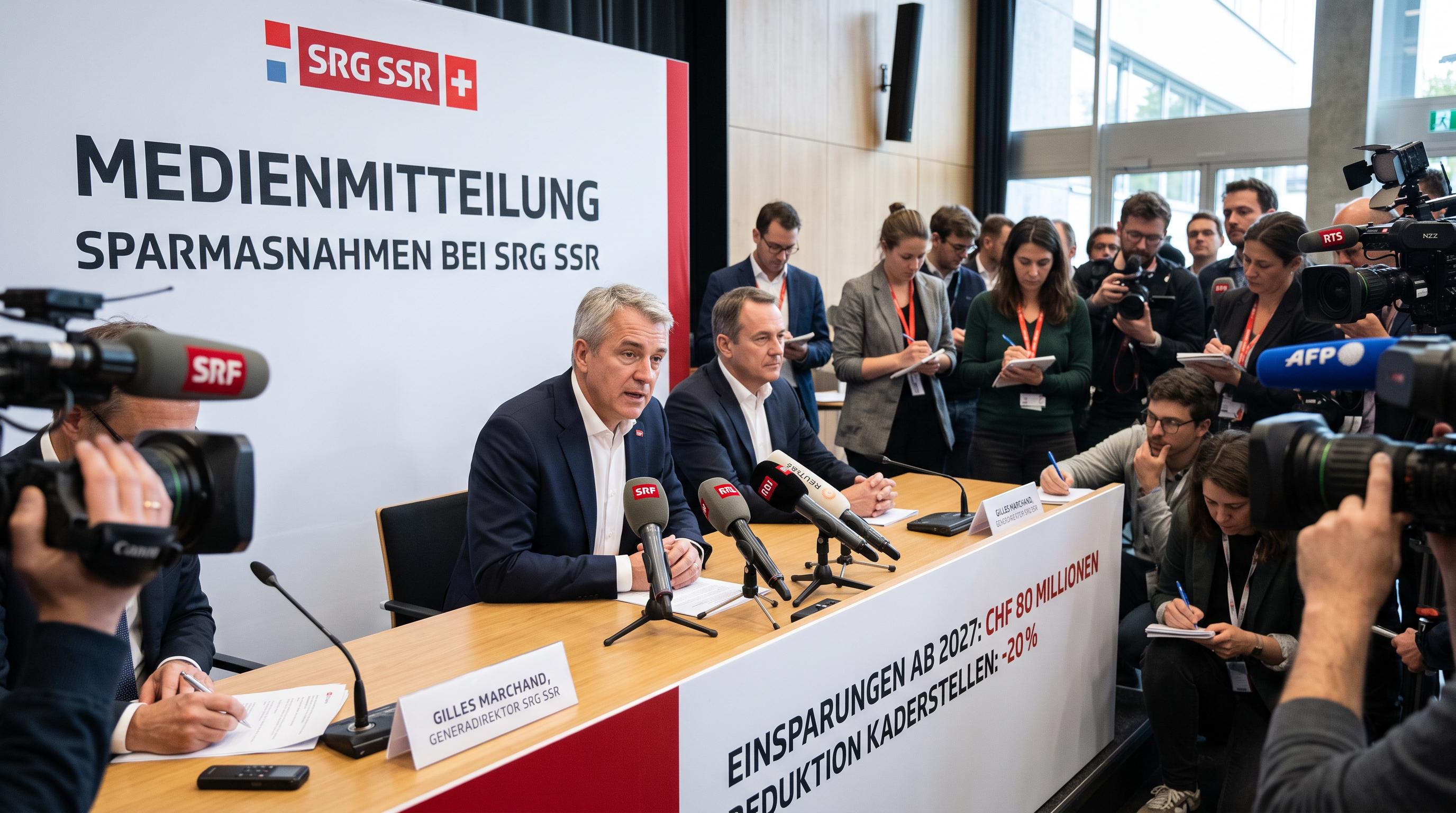 Swiss public broadcaster announces CHF80 million in new cuts