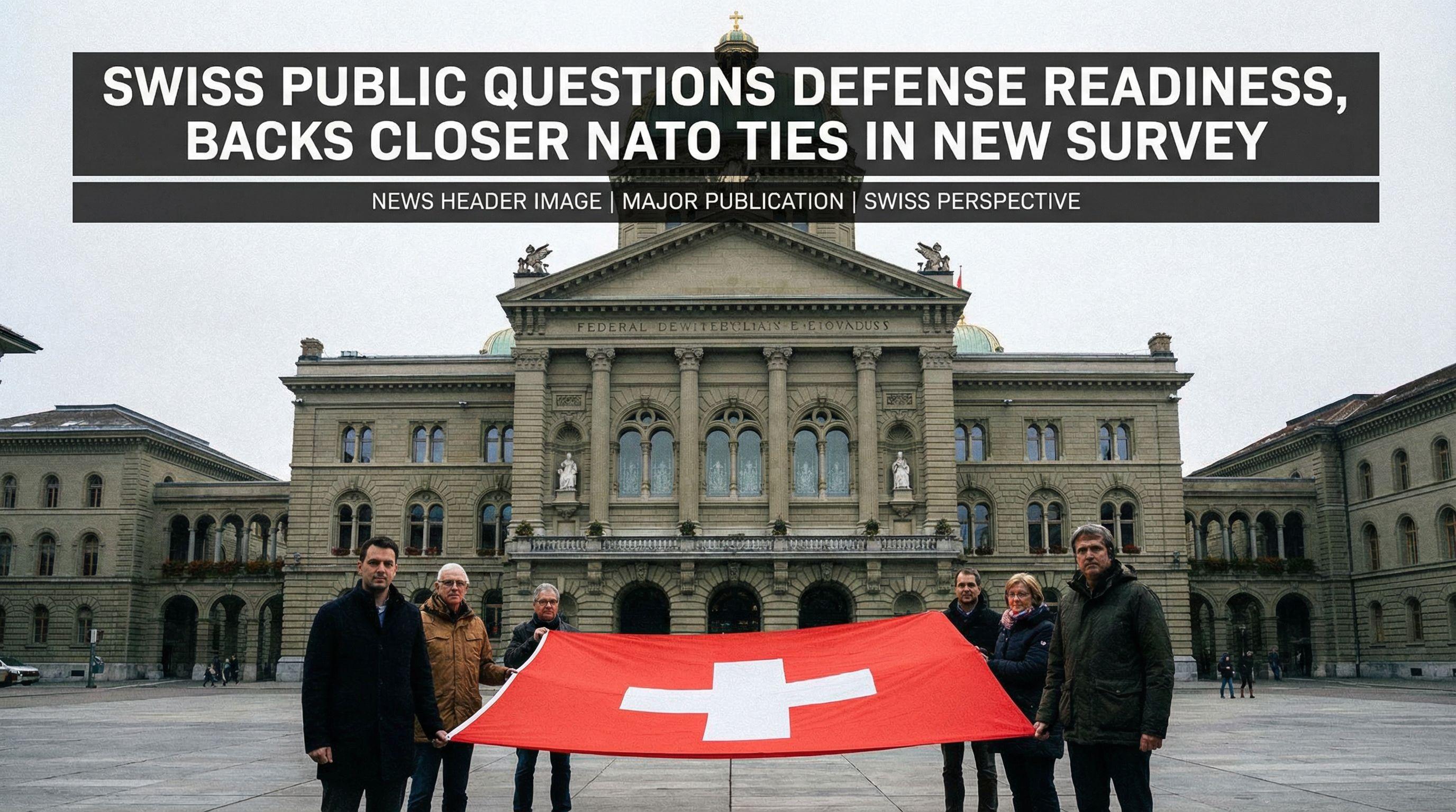 Swiss Public Questions Defense Readiness, Backs Closer NATO Ties in New Survey