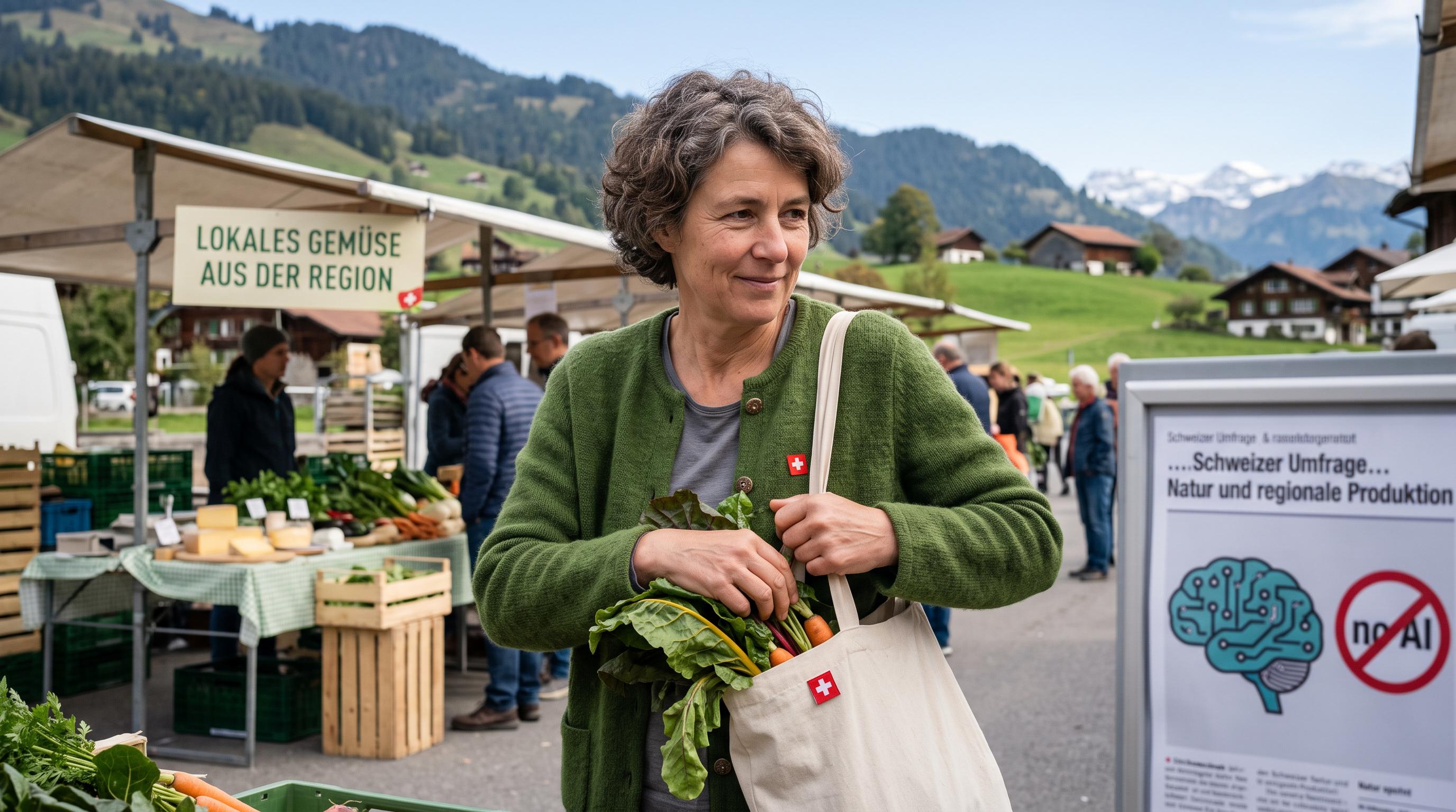 Swiss survey finds strong preference for nature and local production over an AI-led future