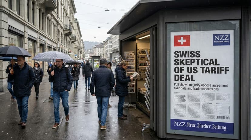 Swiss Public Skeptical of US Tariff Deal, Poll Shows