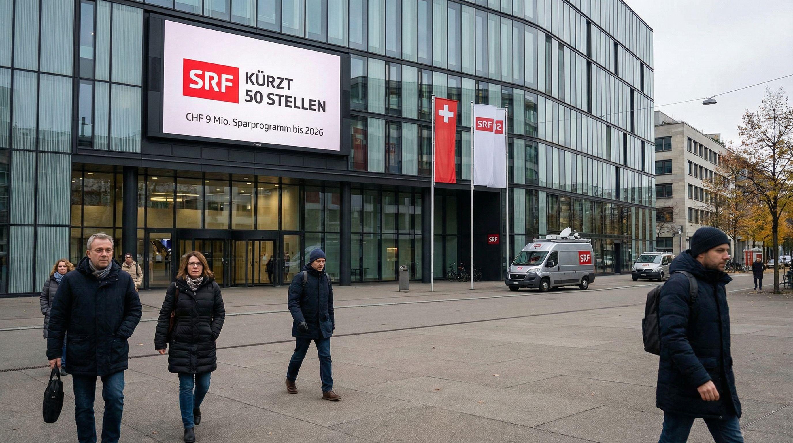 Swiss Public Television SRF to Cut 50 Jobs in Cost-Saving Measure
