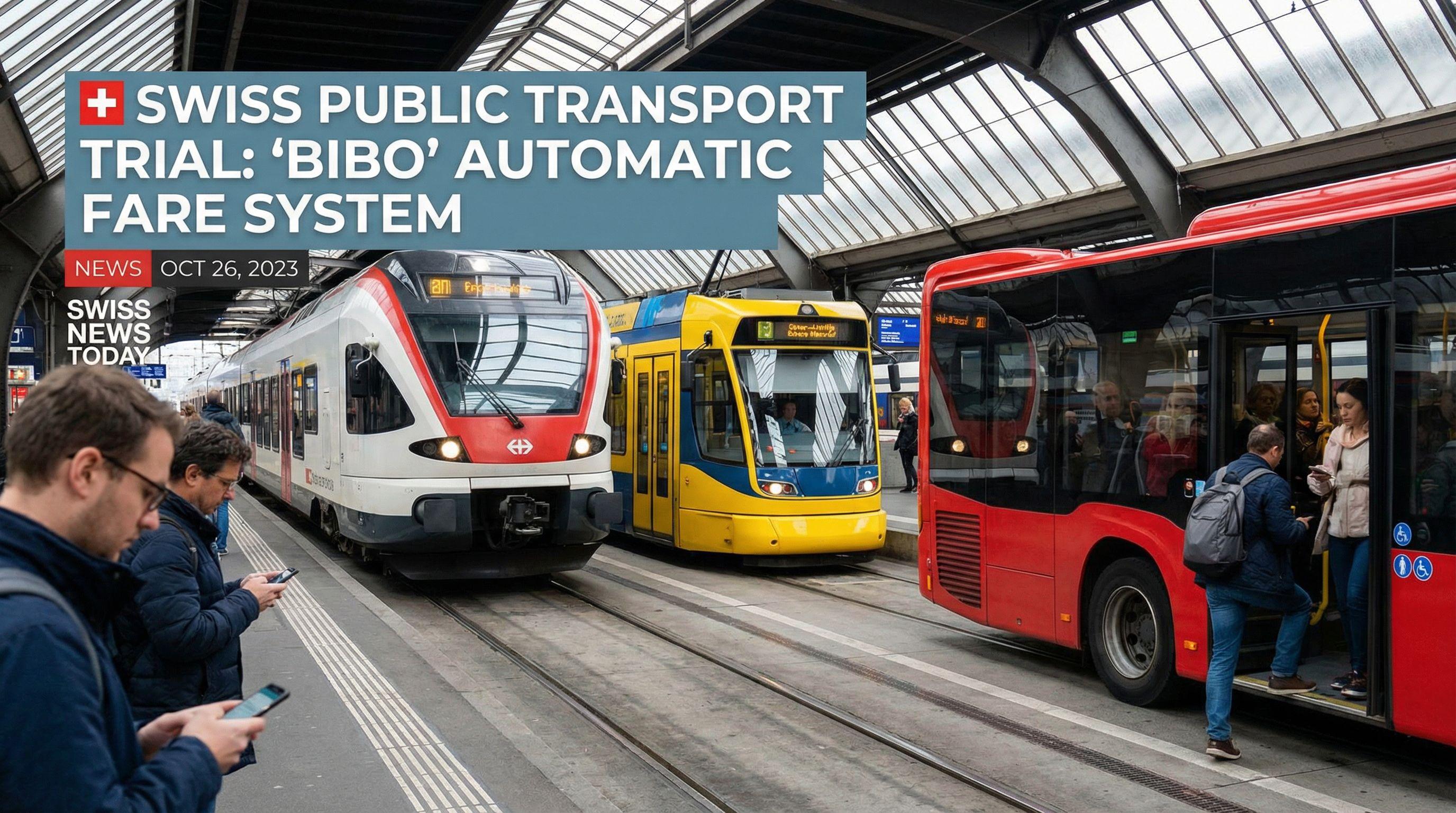Swiss Public Transport to Trial 'Bibo' Automatic Fare System