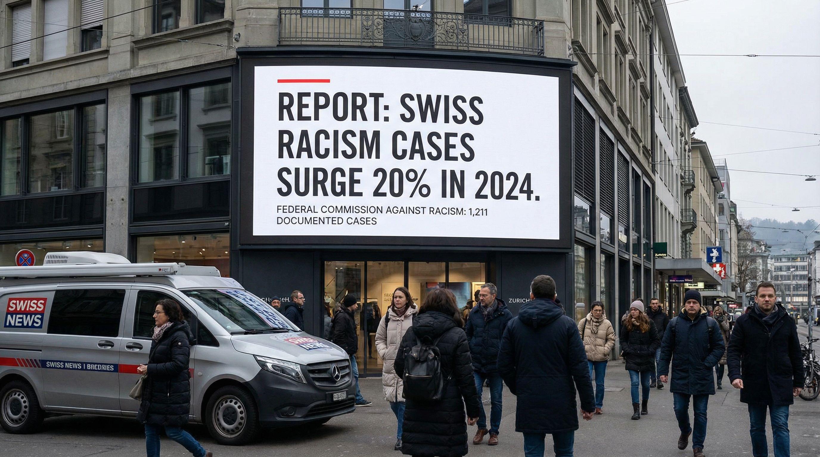 Swiss Racism Reports Surge 20% in 2024