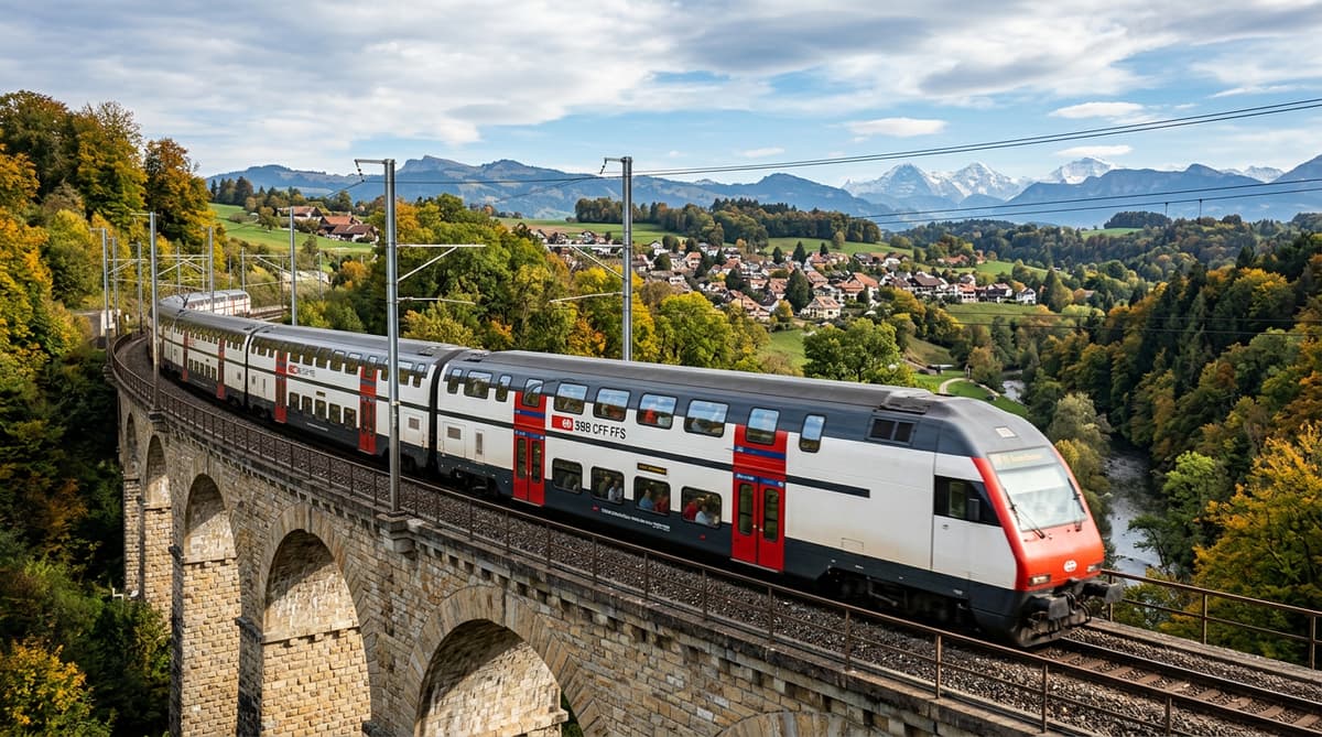 Swiss rail travel reaches a third consecutive annual record
