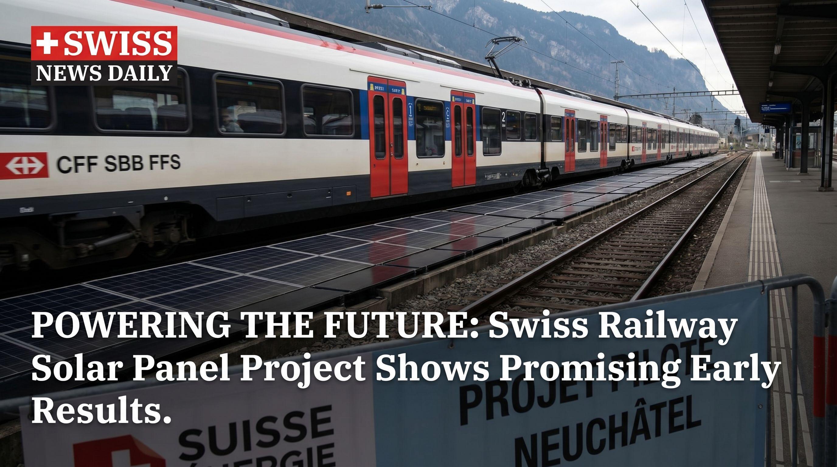 Powering the Future: Swiss Railway Solar Panel Project Shows Promising Early Results