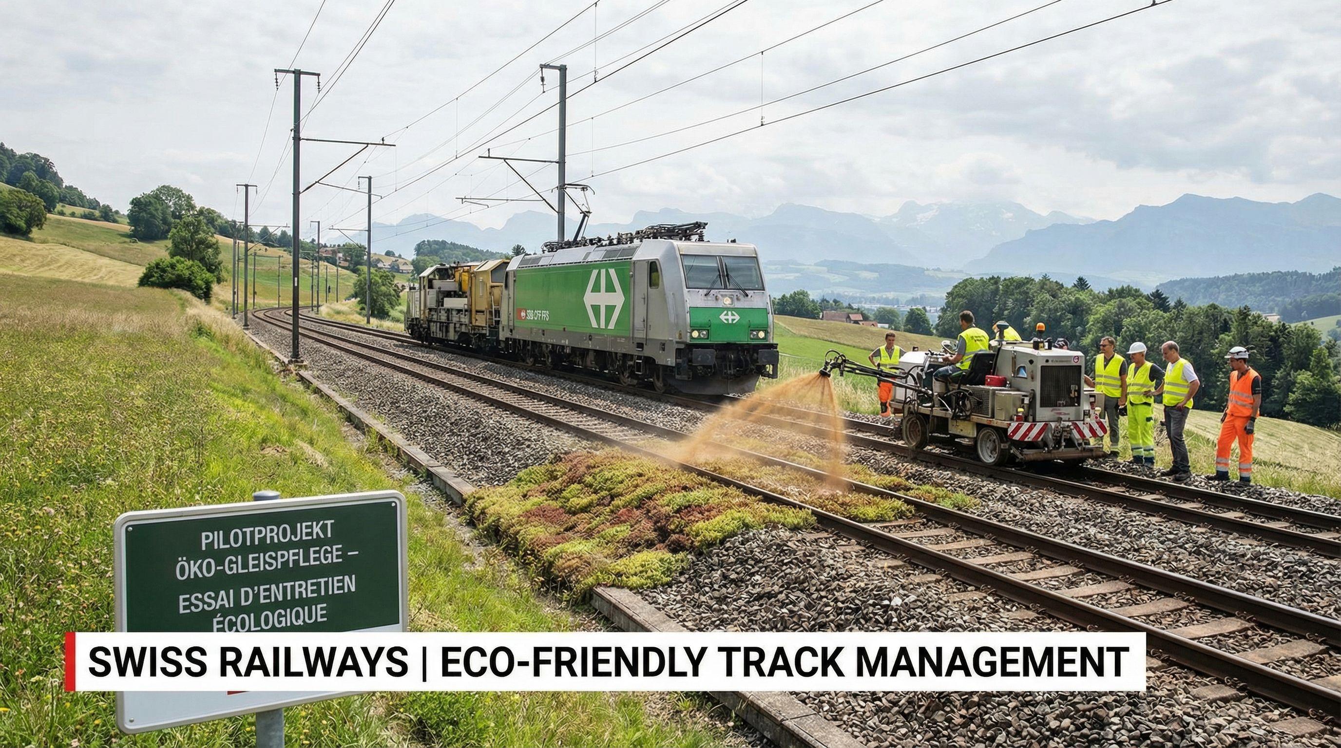 Swiss Railways Pioneer Eco-Friendly Track Management