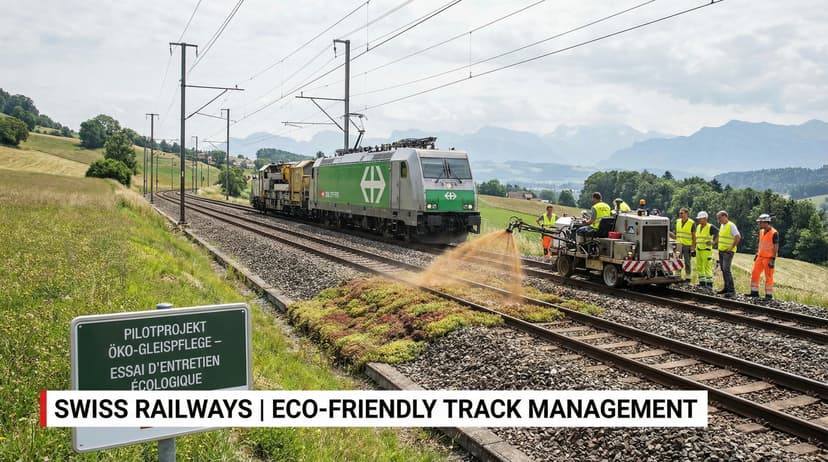 Swiss Railways Pioneer Eco-Friendly Track Management