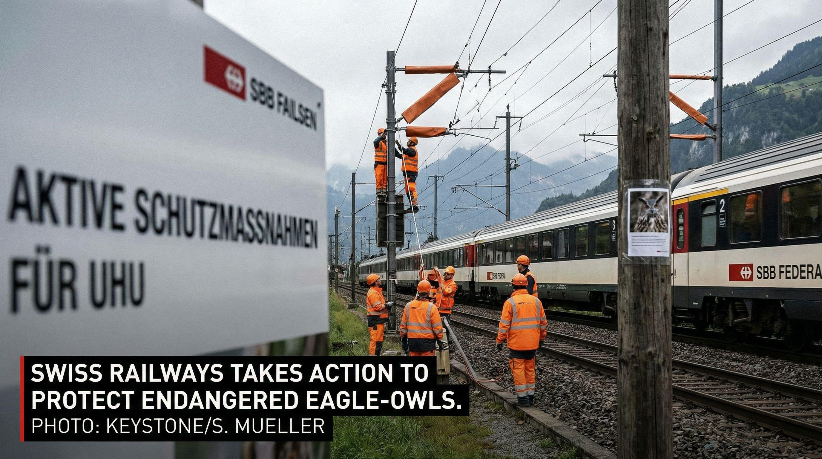 Swiss Railways Takes Action to Protect Endangered Eagle-Owls