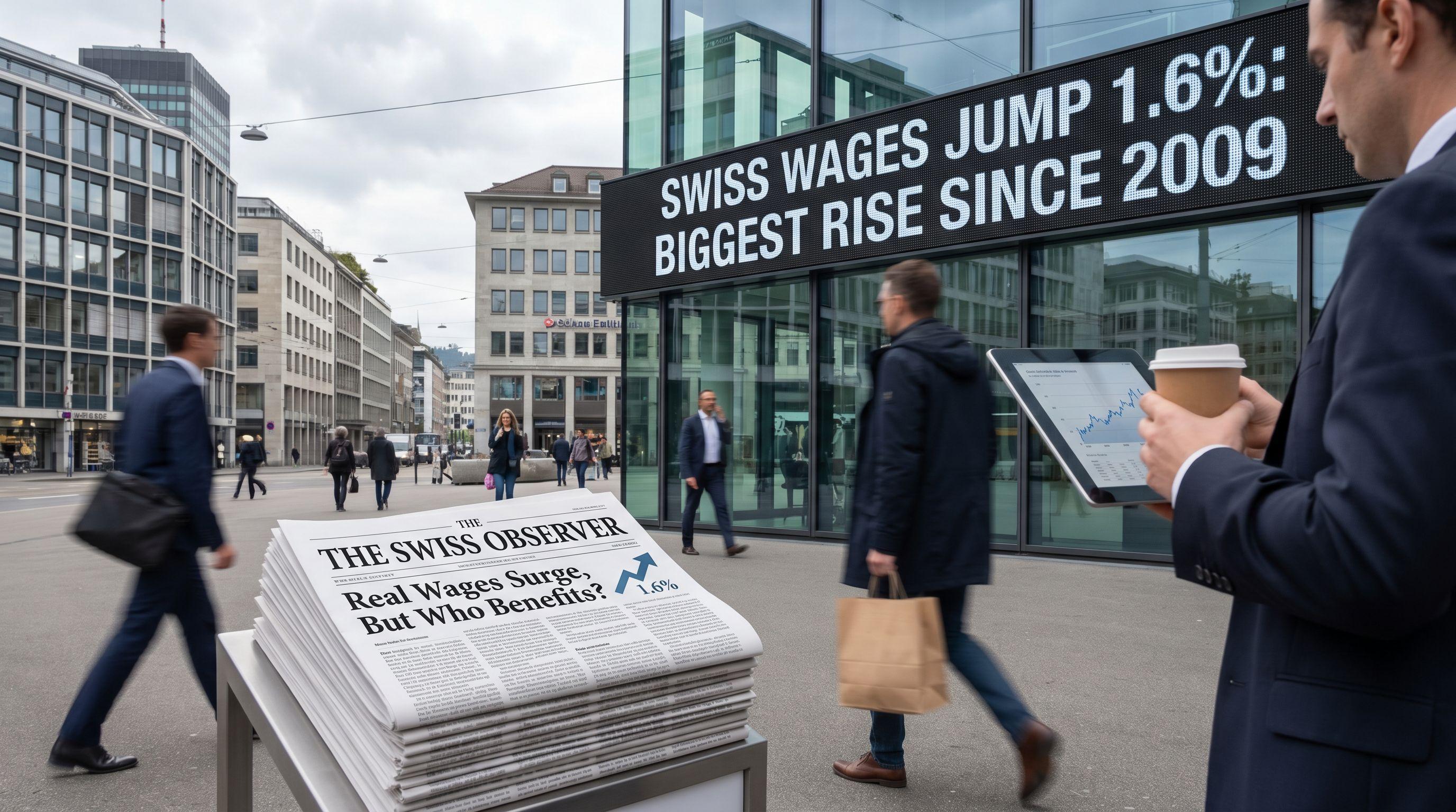 Swiss Paychecks Grow: Real Wages See Biggest Jump Since 2009, But Who Benefits?