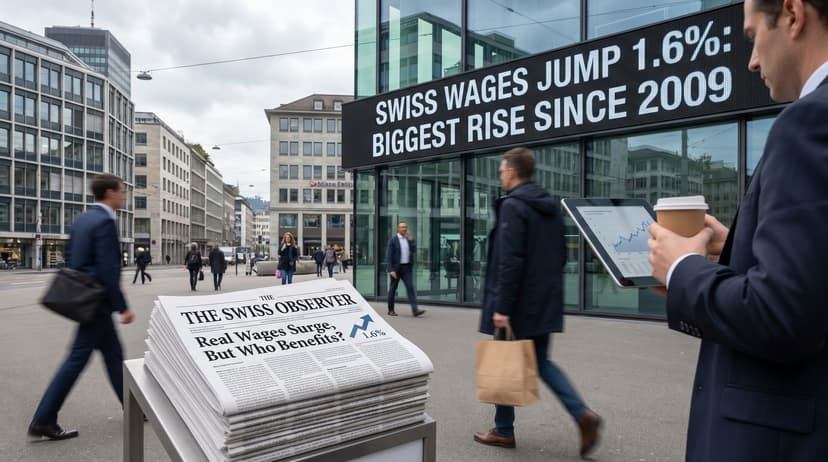 Swiss Paychecks Grow: Real Wages See Biggest Jump Since 2009, But Who Benefits?