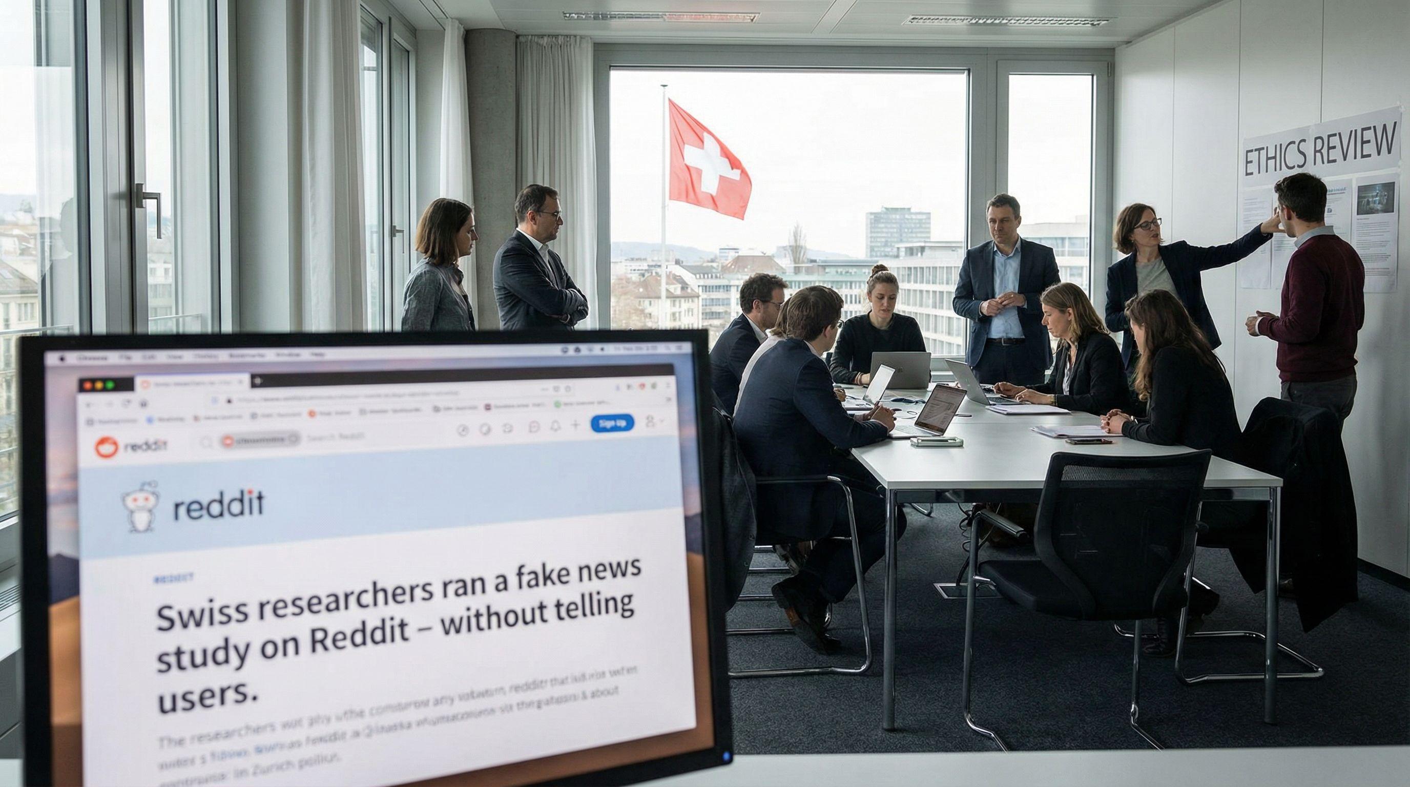 Swiss Reddit fake news study sparks ethical debate