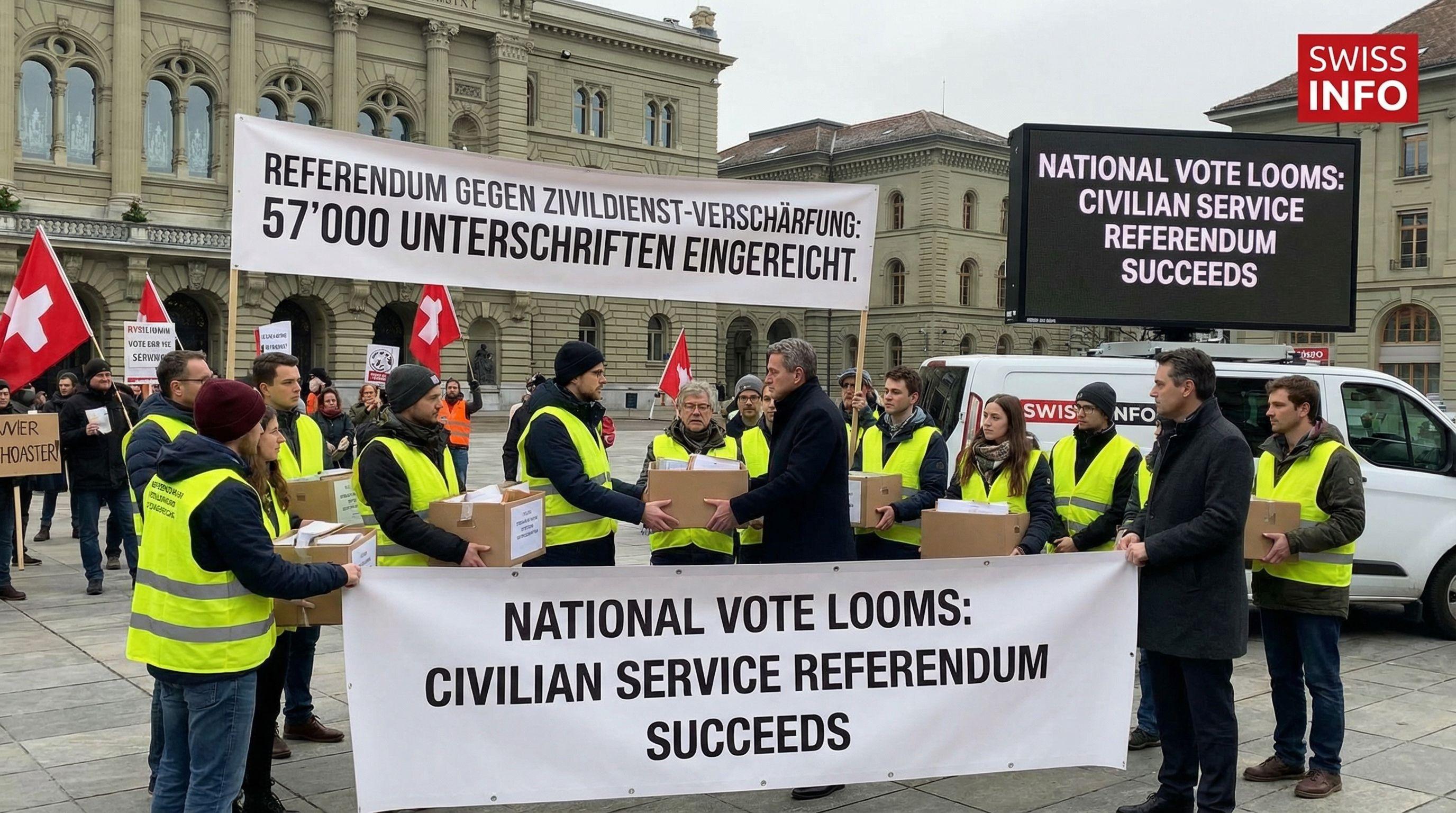 National Vote Looms as Referendum Against Tighter Civilian Service Rules Succeeds