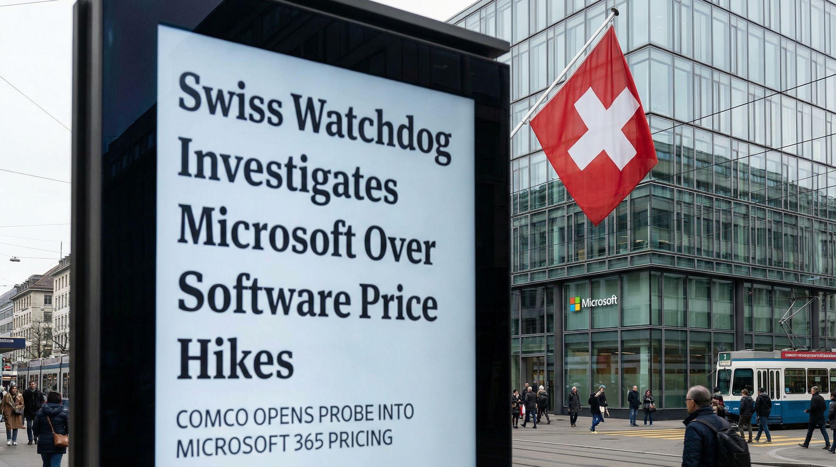 Swiss Competition Watchdog Opens Investigation into Microsoft Over Price Hikes
