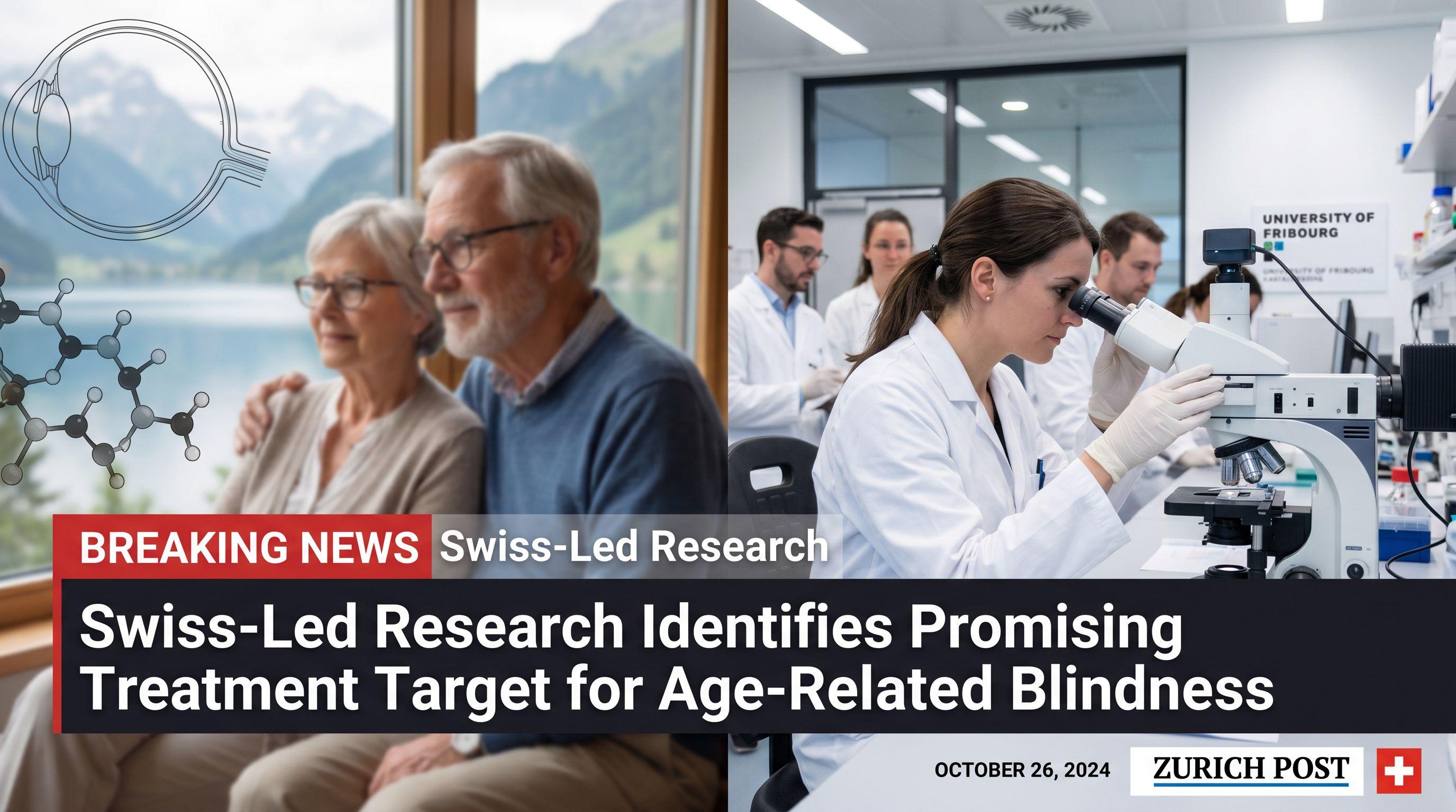 Swiss-Led Research Identifies Promising Treatment Target for Age-Related Blindness