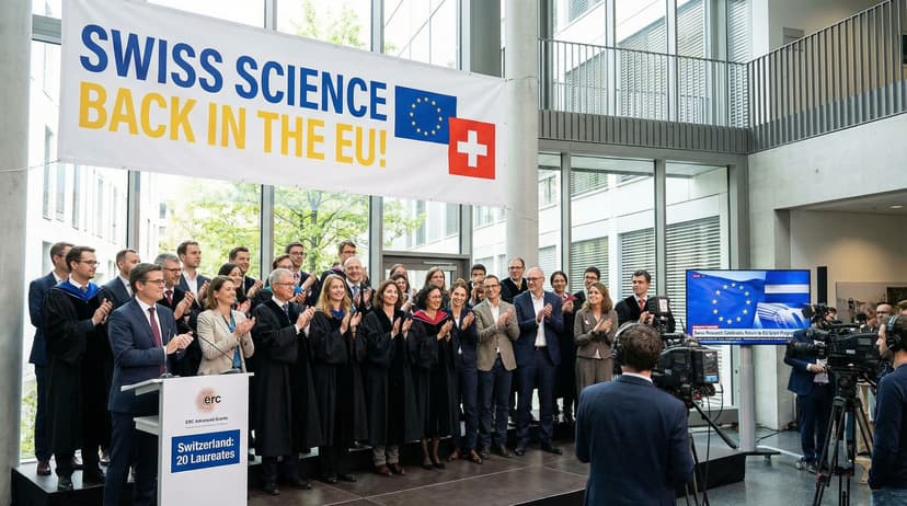 Swiss Research Celebrates Return to EU Grant Program