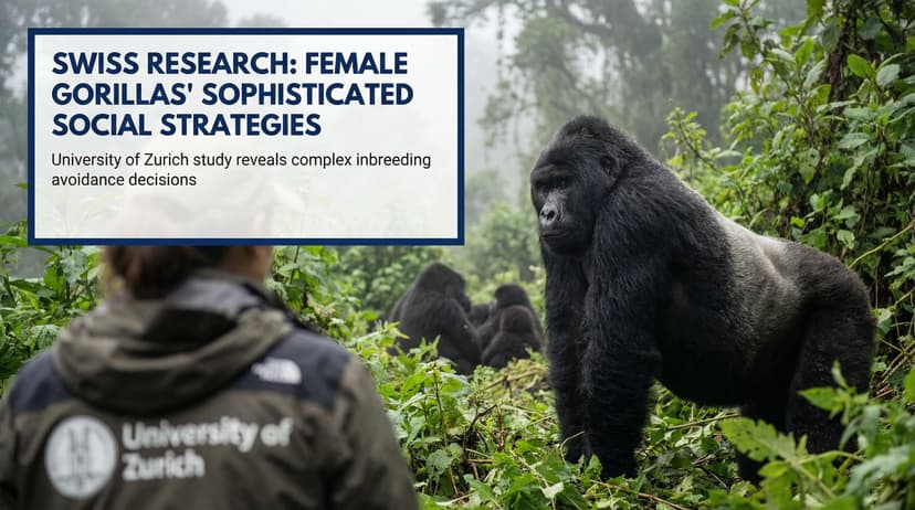 Swiss research reveals female gorillas' sophisticated social strategies
