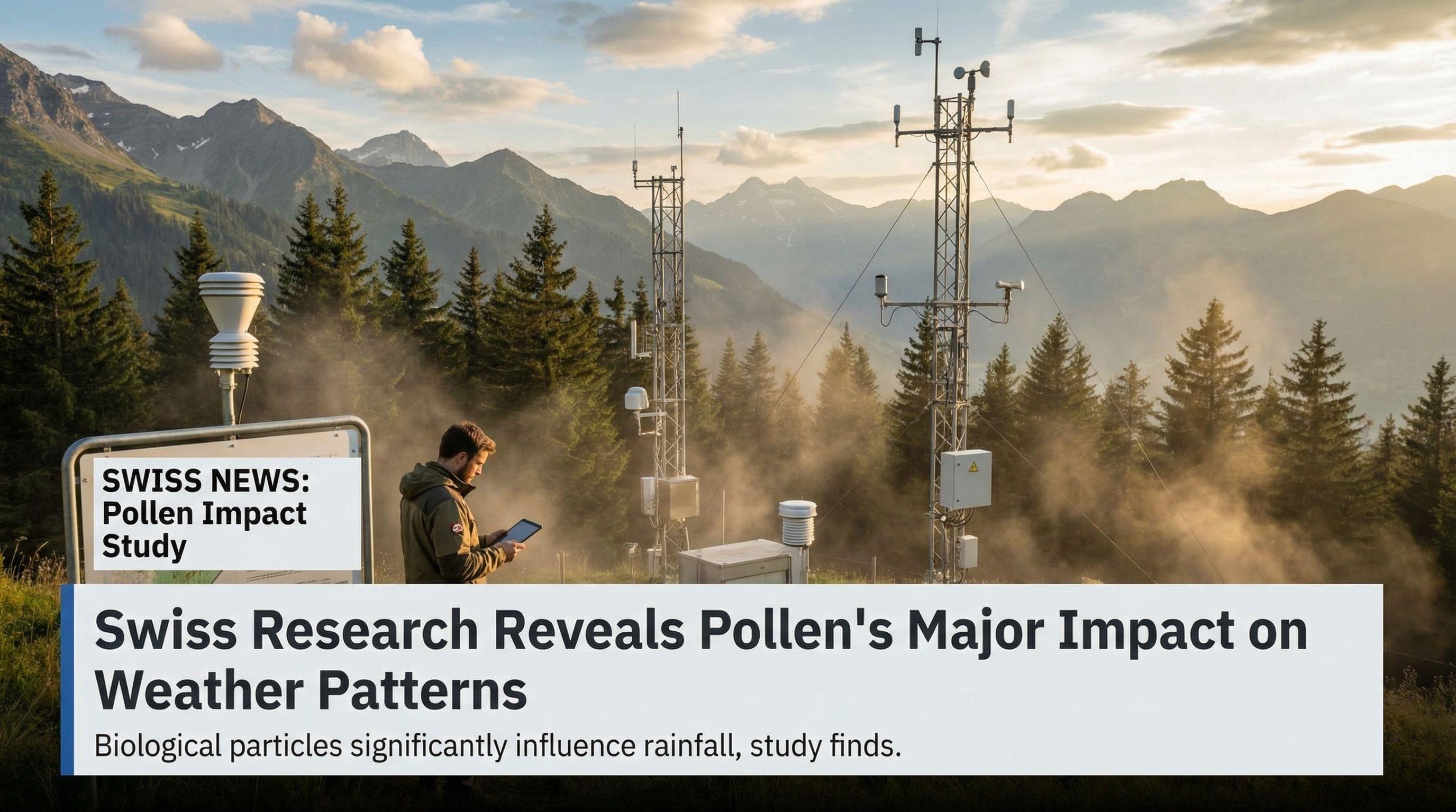 Swiss Research Reveals Pollen's Major Impact on Weather Patterns