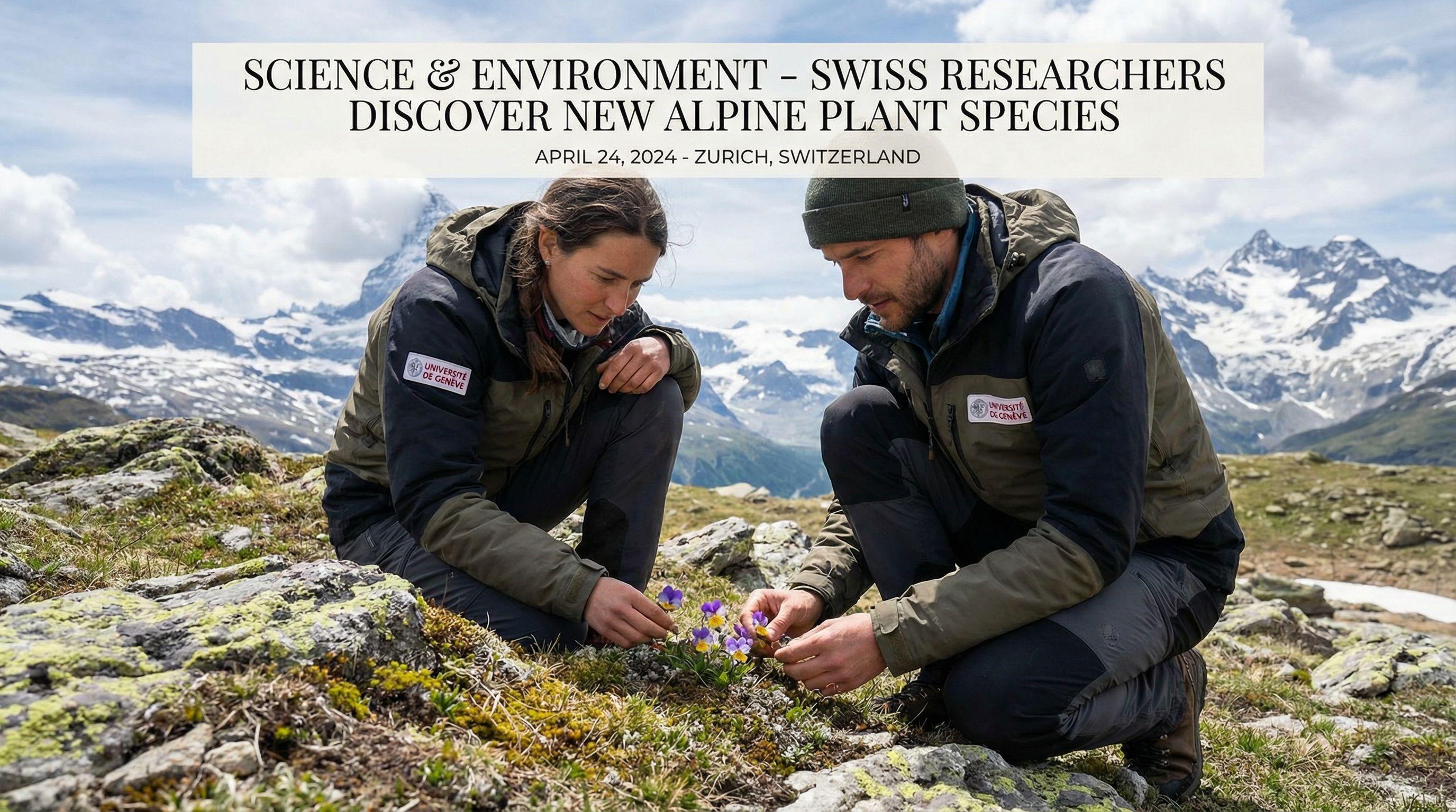 Swiss Researchers Discover New Alpine Plant Species