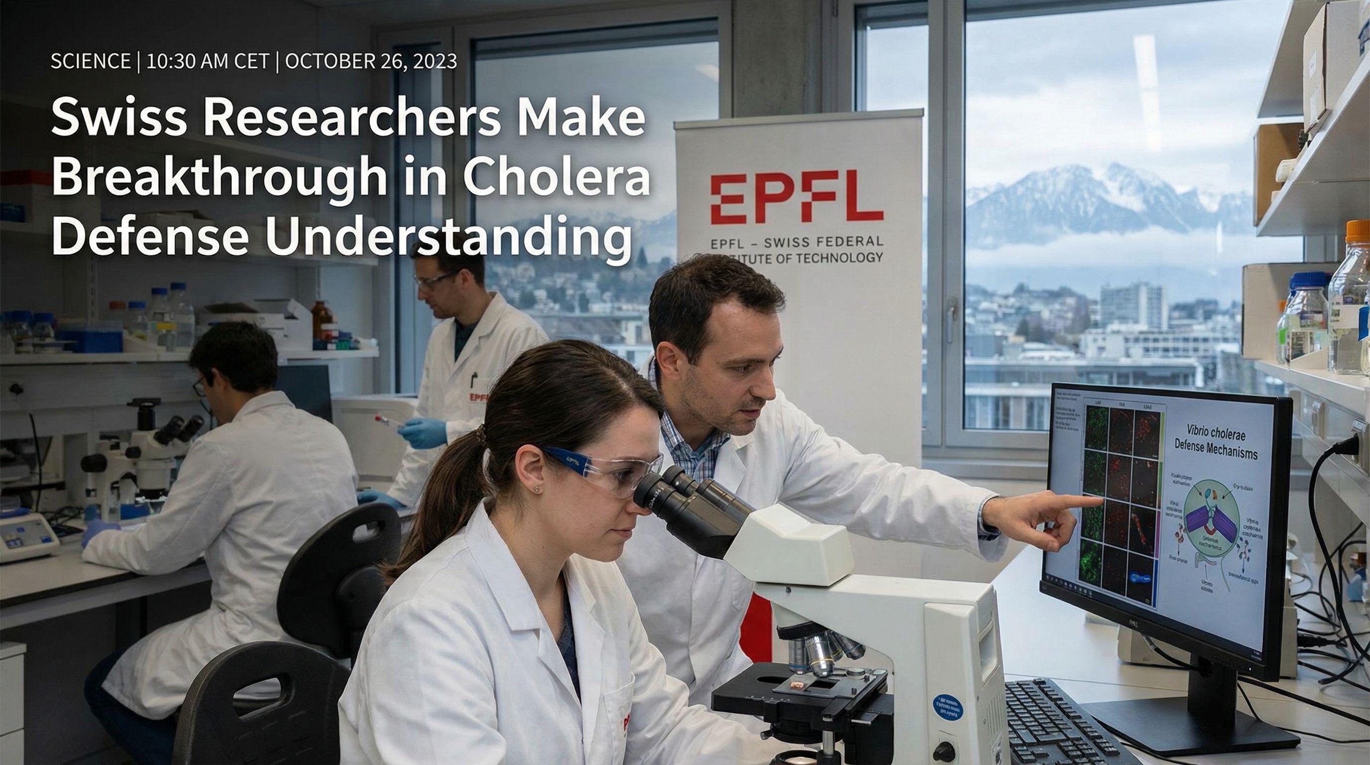 Swiss Researchers Make Breakthrough in Cholera Defense Understanding