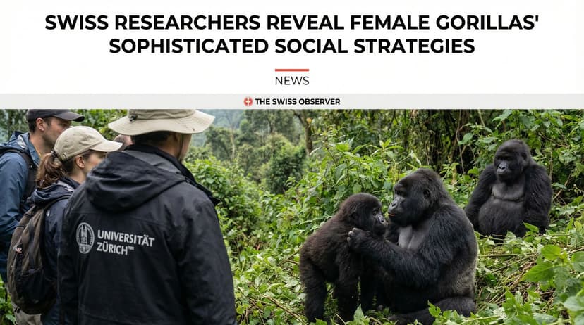 Swiss researchers reveal female gorillas' sophisticated social strategies