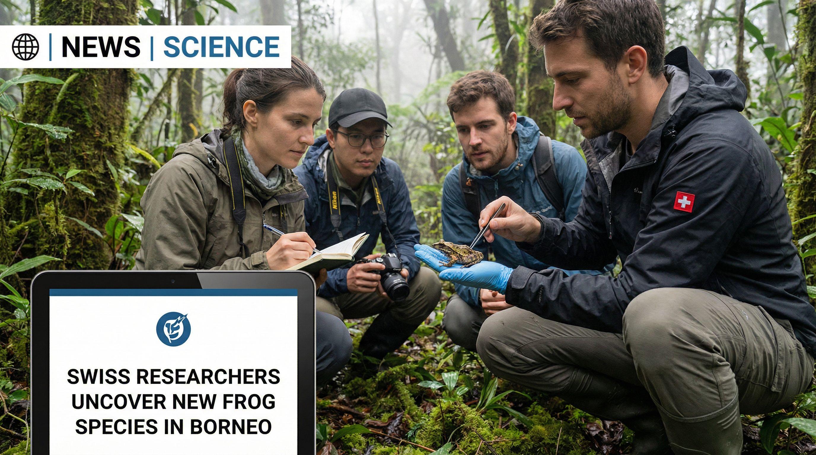 Swiss Researchers Uncover New Frog Species in Borneo