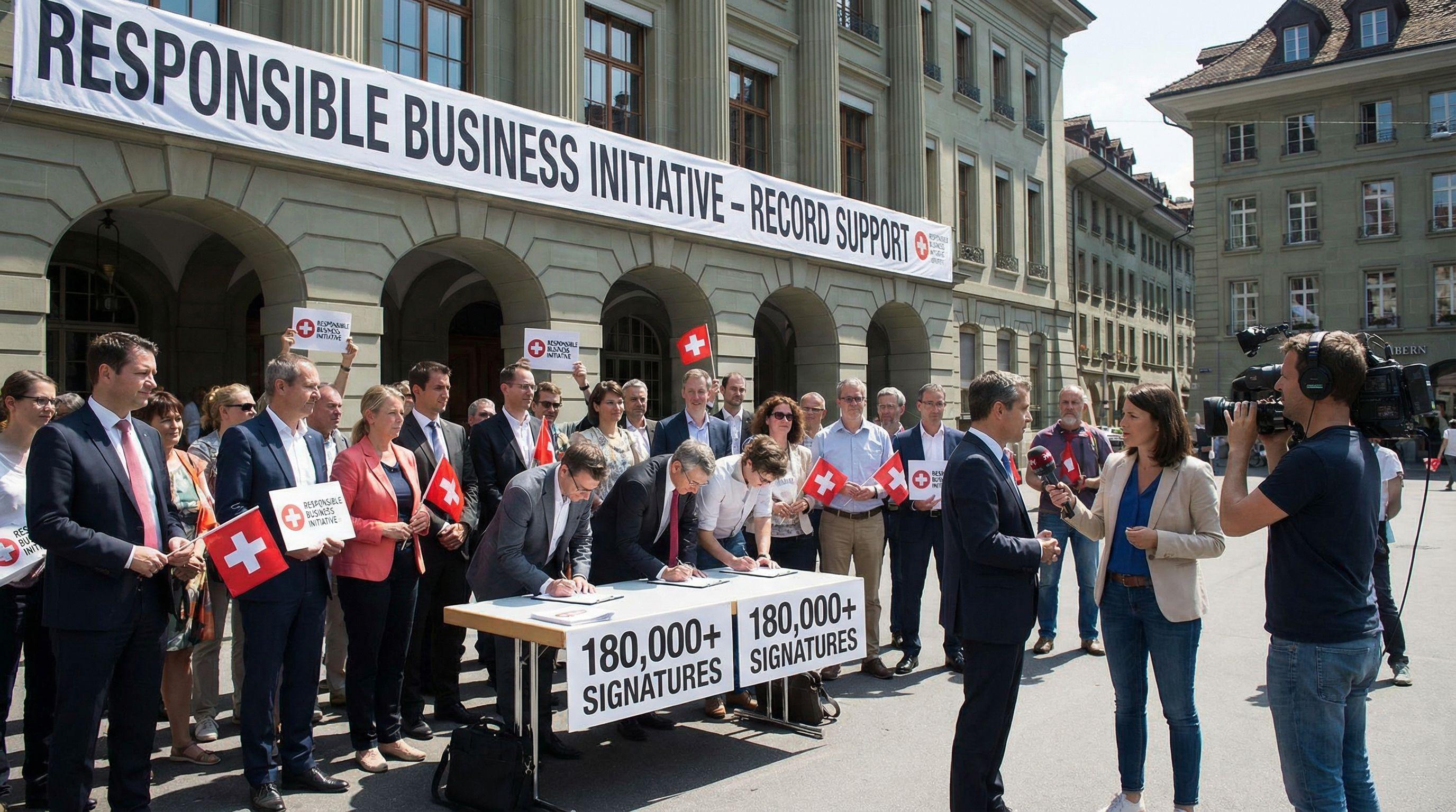 Swiss 'responsible business' initiative gains record support