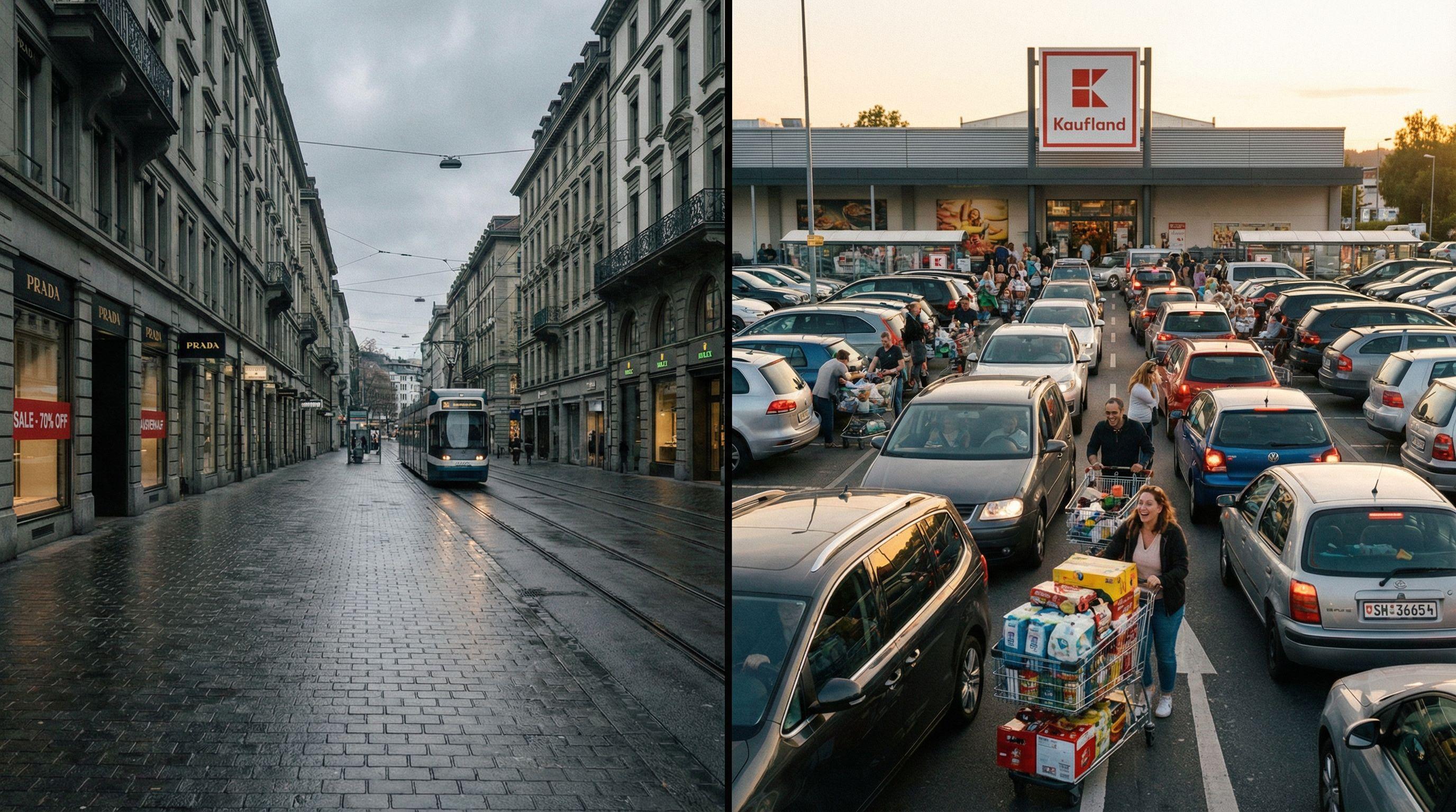 Swiss Retail Sector Struggles as Cross-Border Shopping Surges