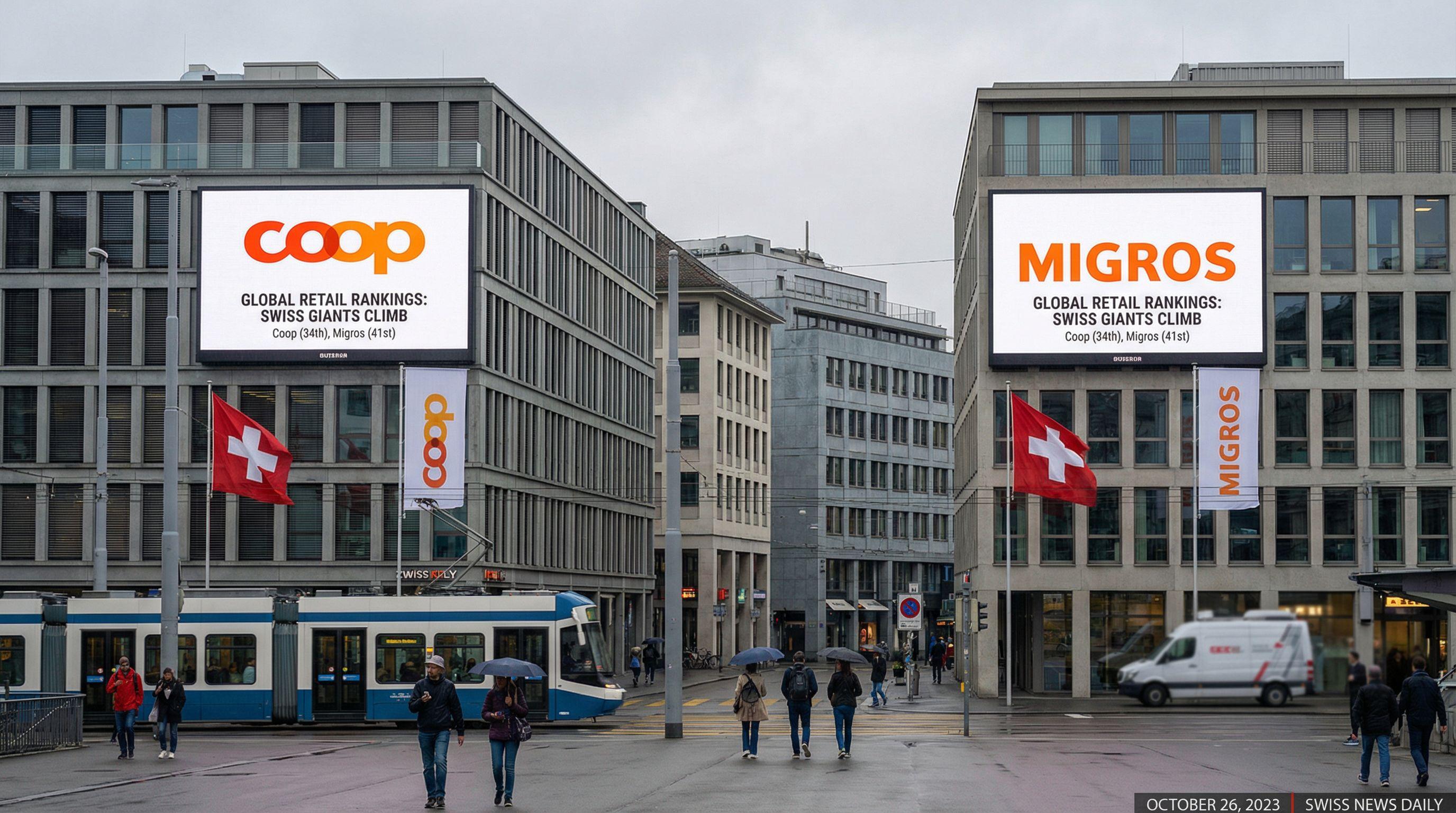 Swiss Retailers Coop and Migros Rise in Global Rankings