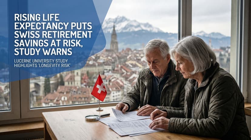 Rising Life Expectancy Puts Swiss Retirement Savings at Risk, Study Warns