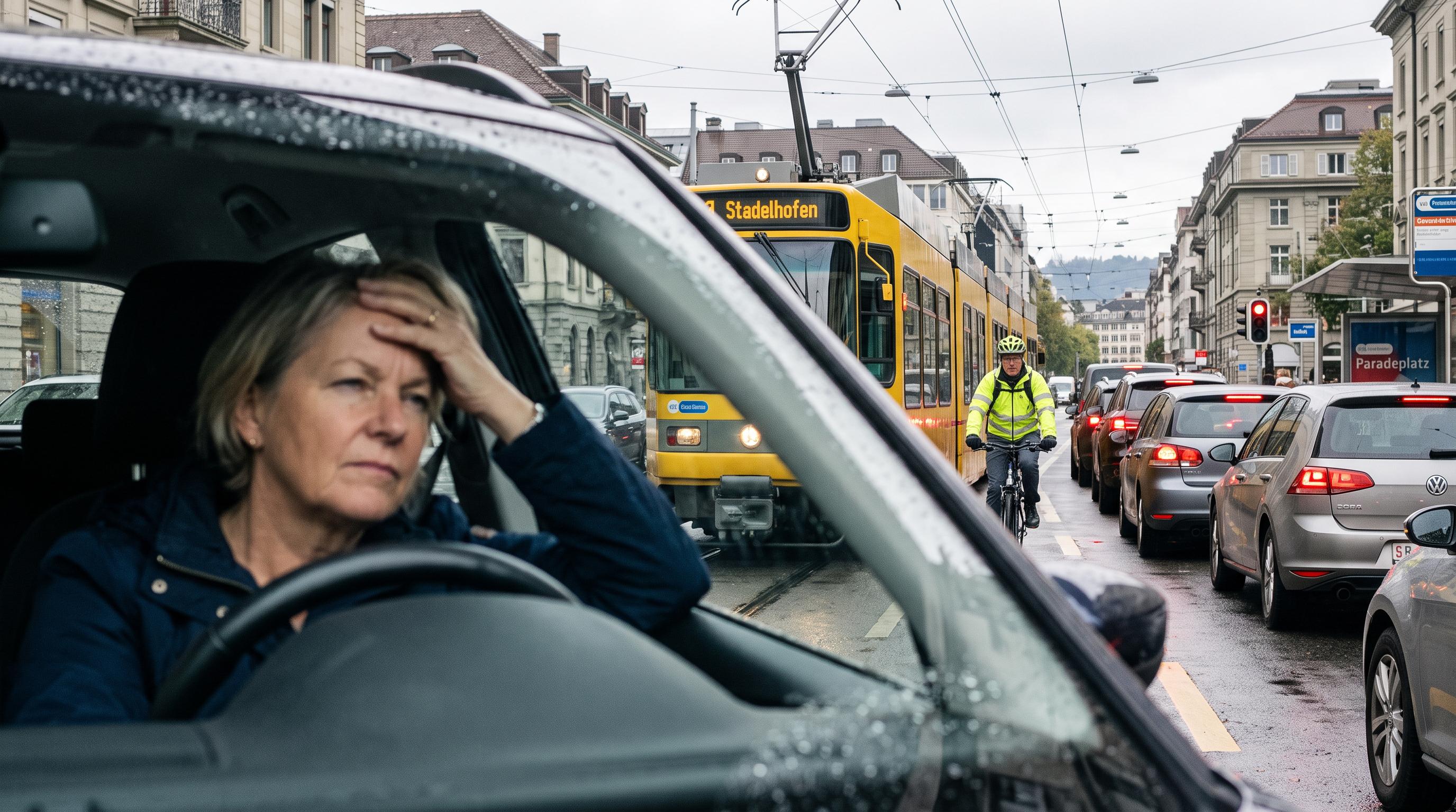 Nearly half of Swiss residents regularly lose patience with other road users