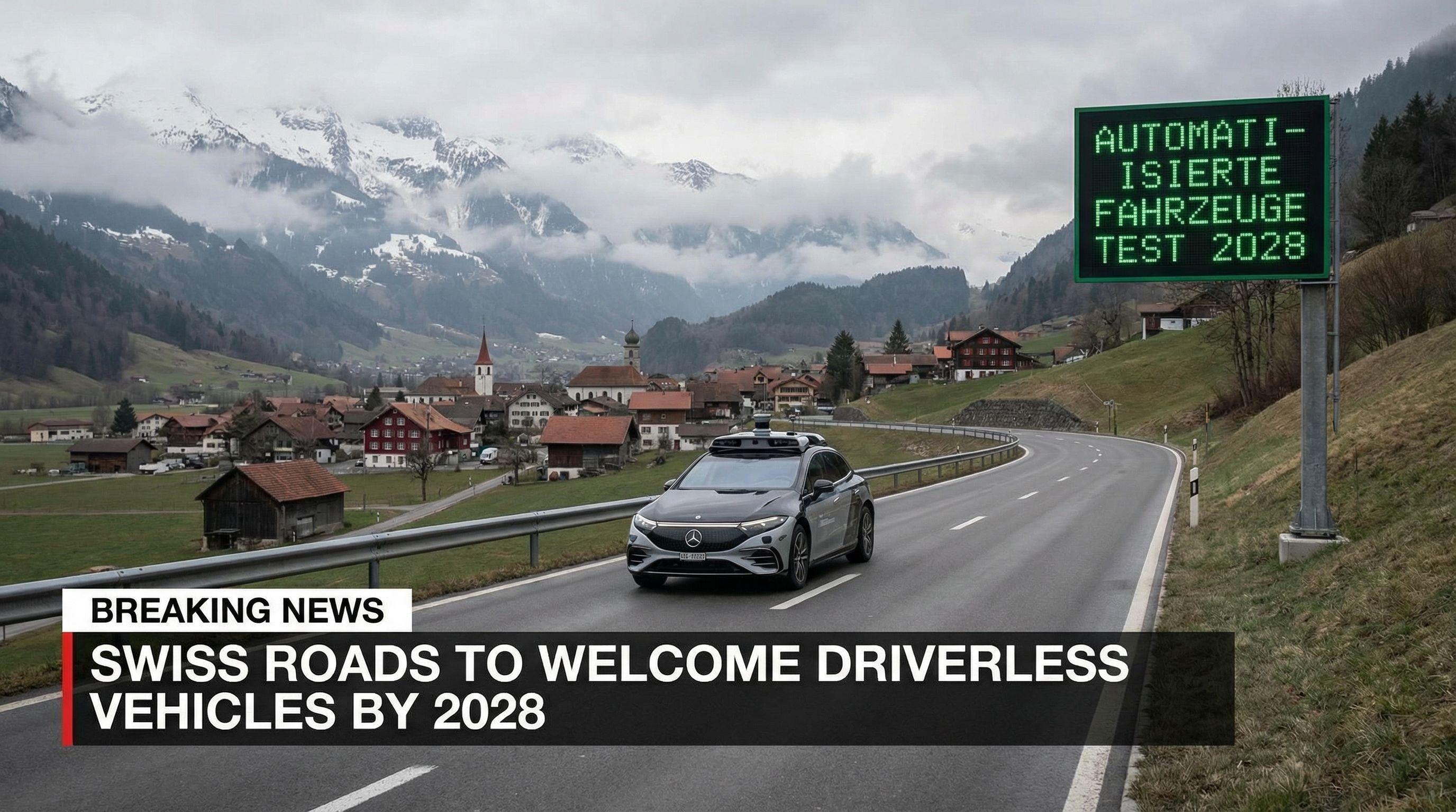 Swiss Roads to Welcome Driverless Vehicles by 2028