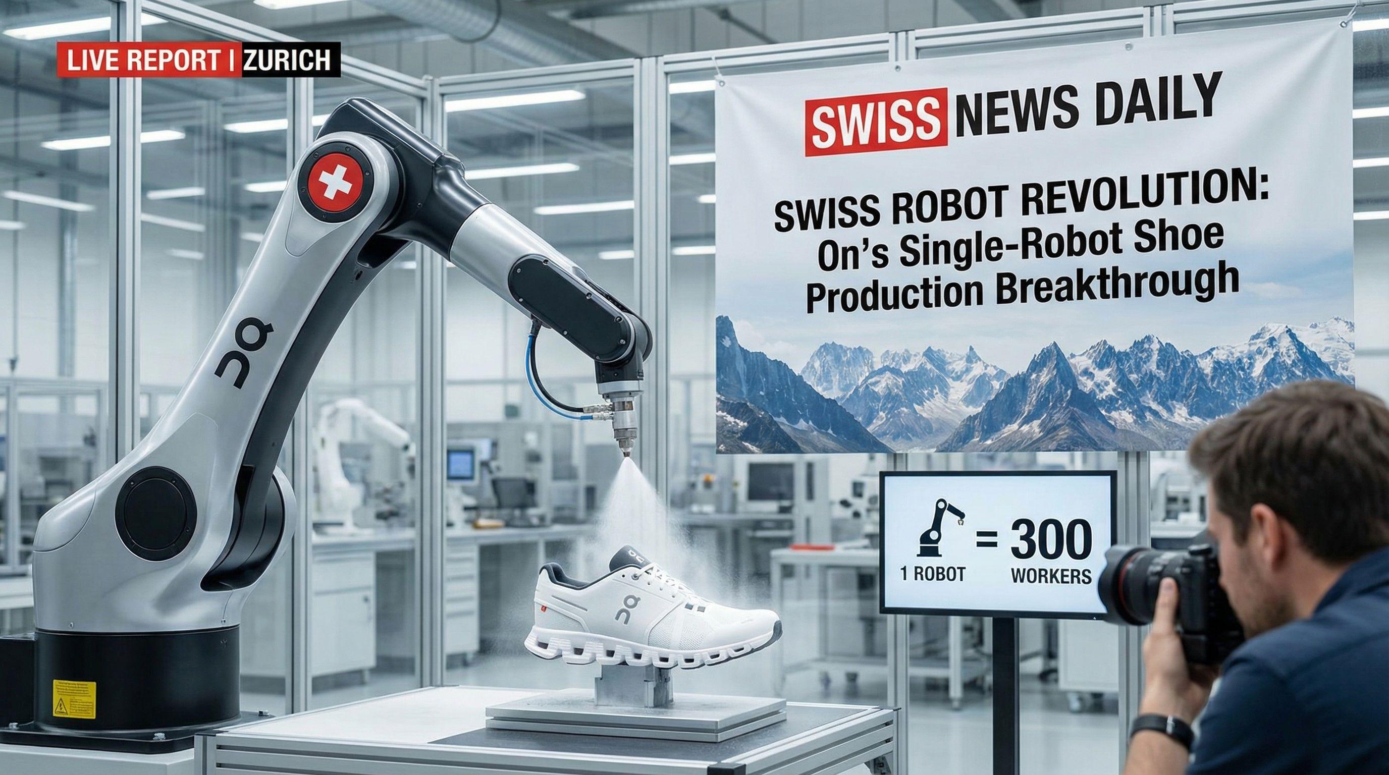 Swiss Robot Revolution: On's Single-Robot Shoe Production Breakthrough