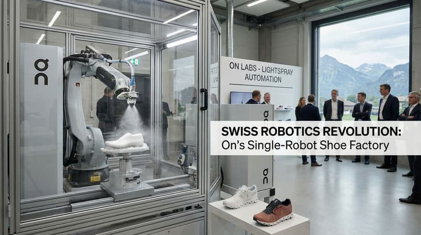 Swiss Robotics Revolution: On's Single-Robot Shoe Factory