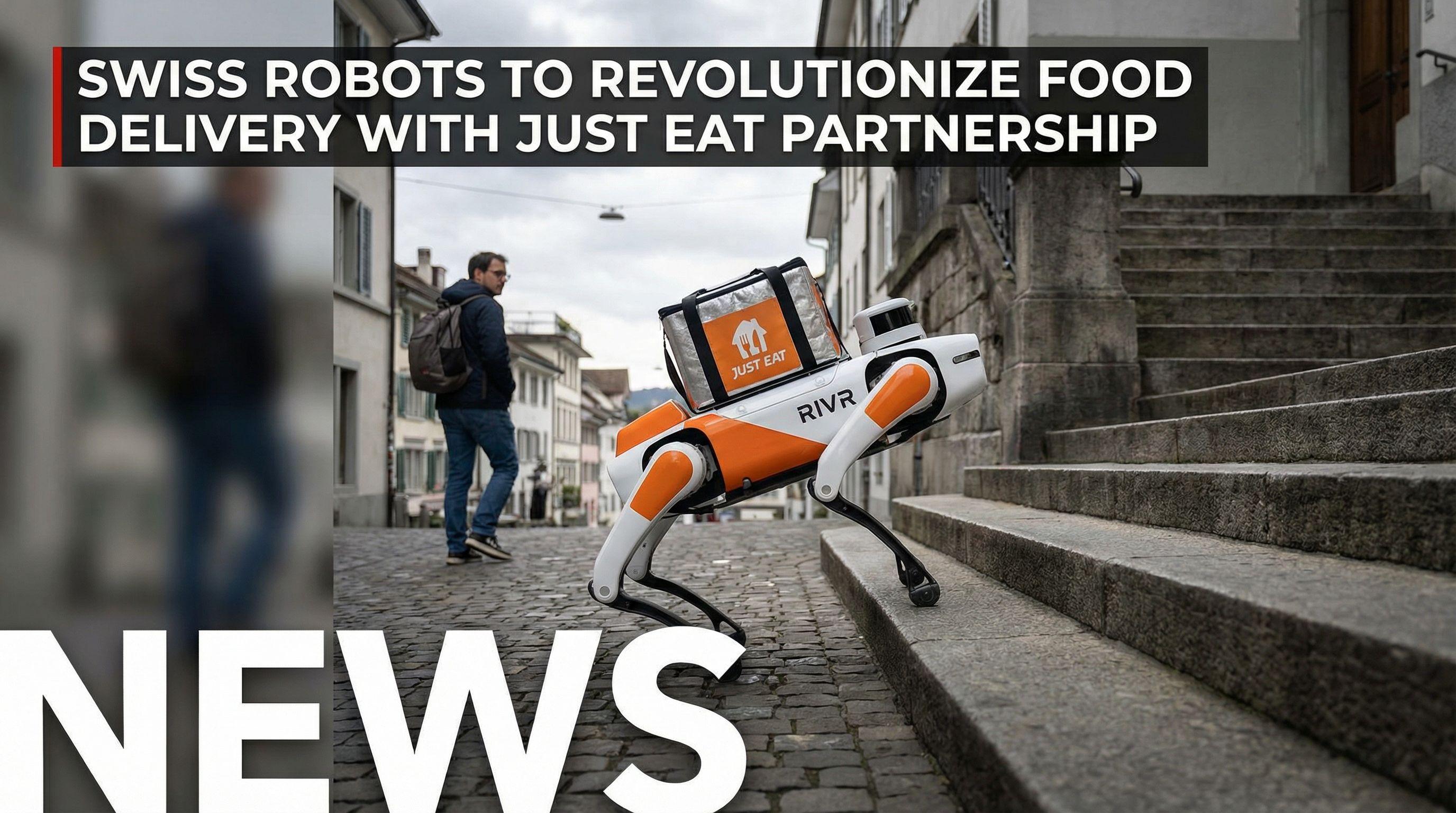 Swiss robots to revolutionize food delivery with Just Eat partnership