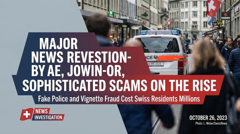 Sophisticated Scams on the Rise: Fake Police and Vignette Fraud Cost Swiss Residents Millions