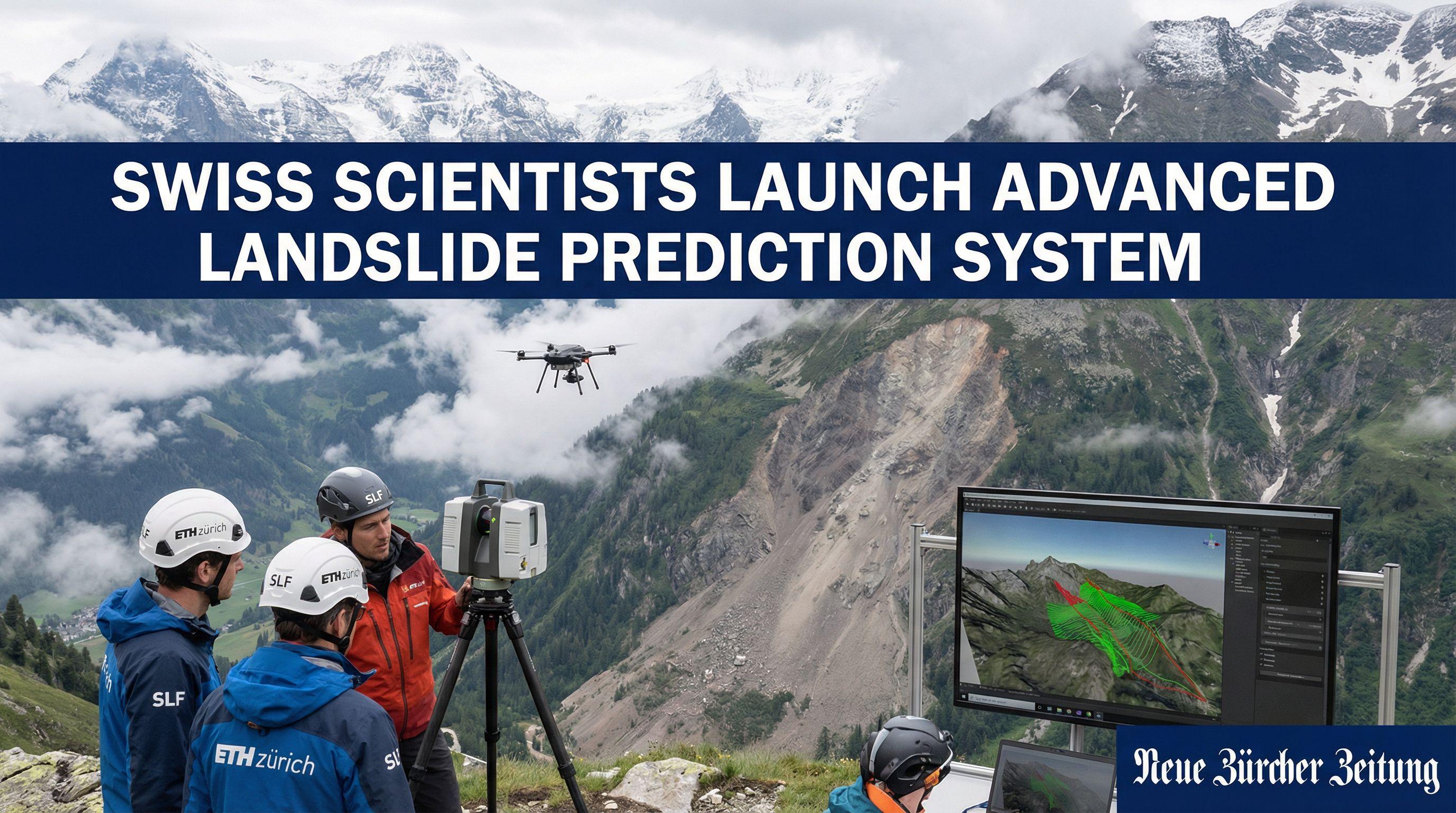 Swiss Scientists Launch Advanced Landslide Prediction System