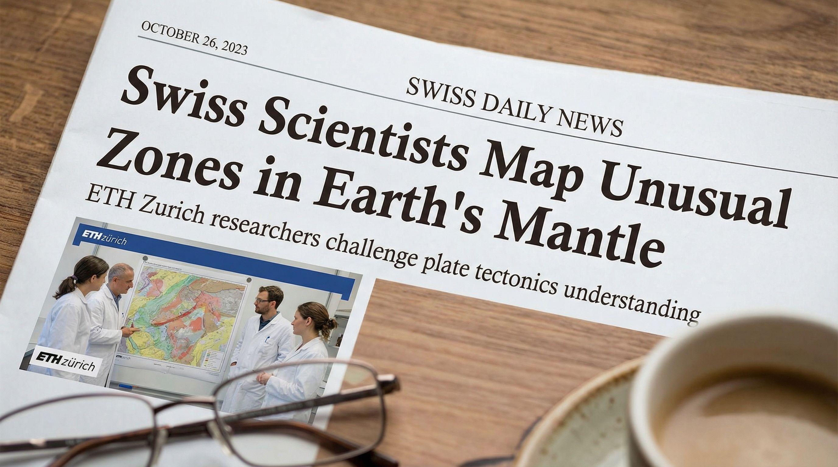 Swiss Scientists Map Unusual Zones in Earth's Mantle
