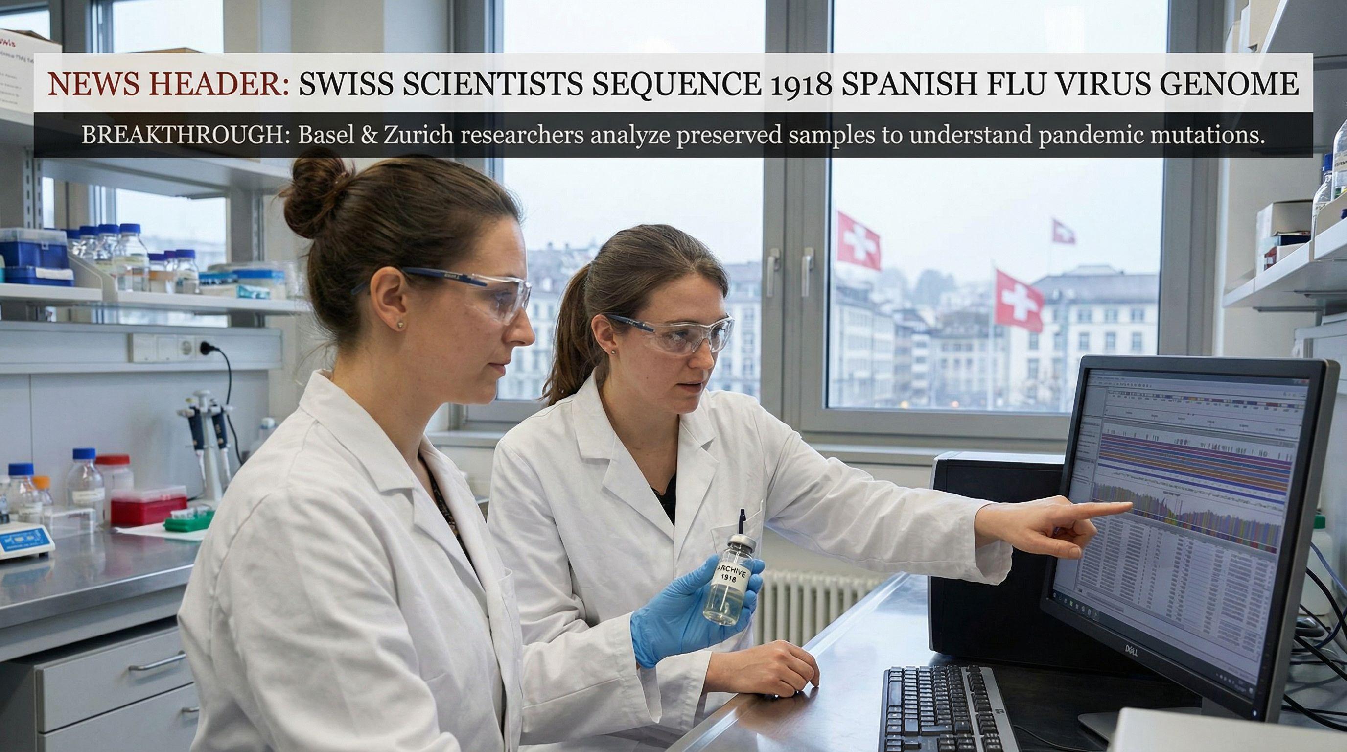 Swiss Scientists Sequence 1918 Spanish Flu Virus Genome