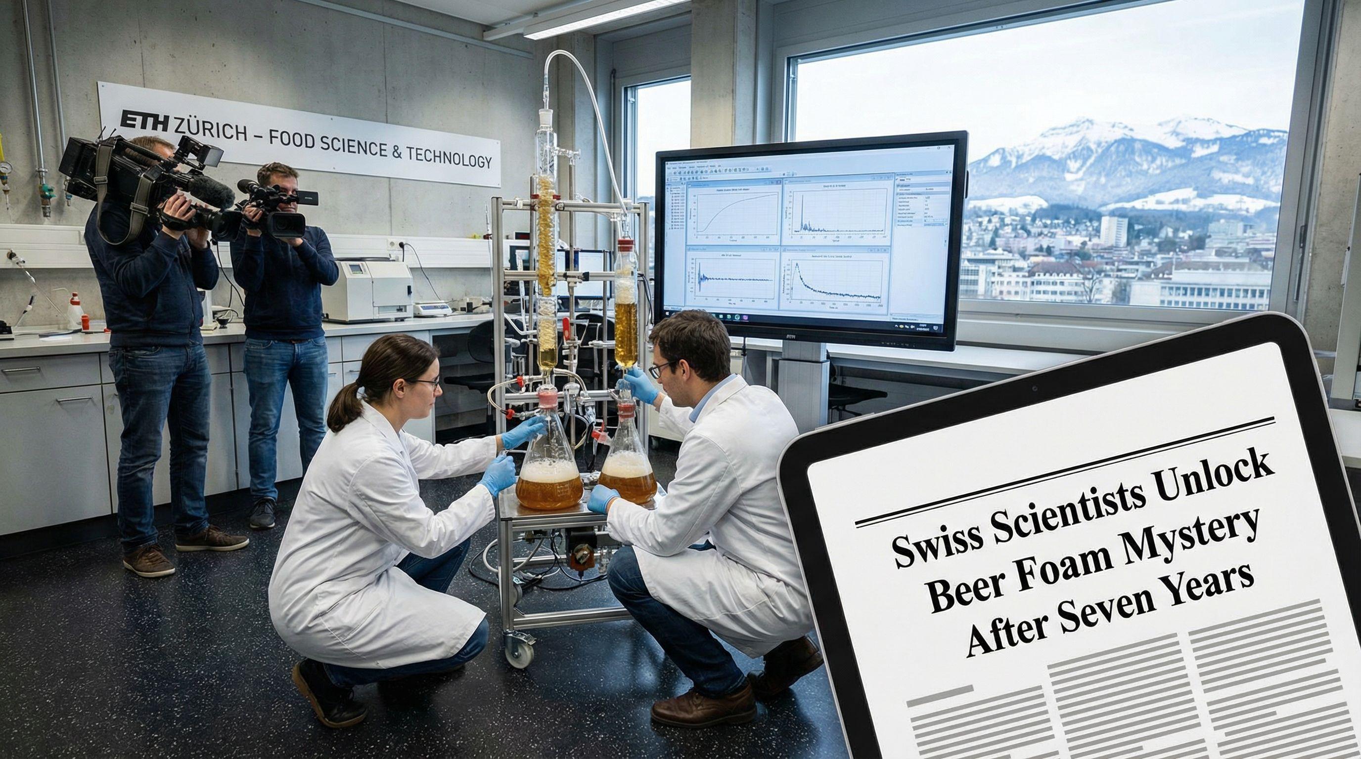 Swiss Scientists Unlock Beer Foam Mystery After Seven Years