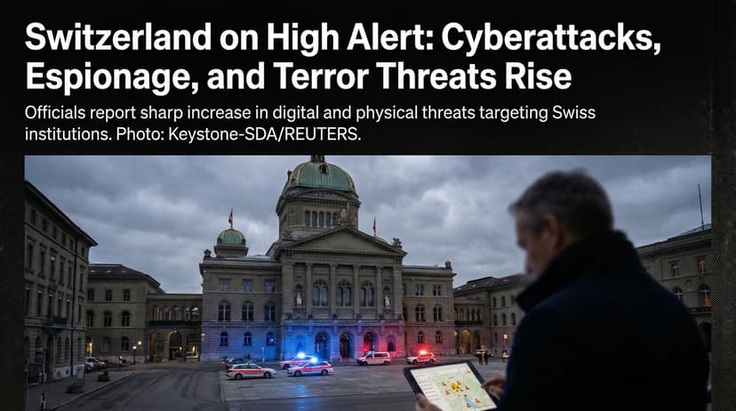 Switzerland on High Alert: Cyberattacks, Espionage, and Terror Threats Rise