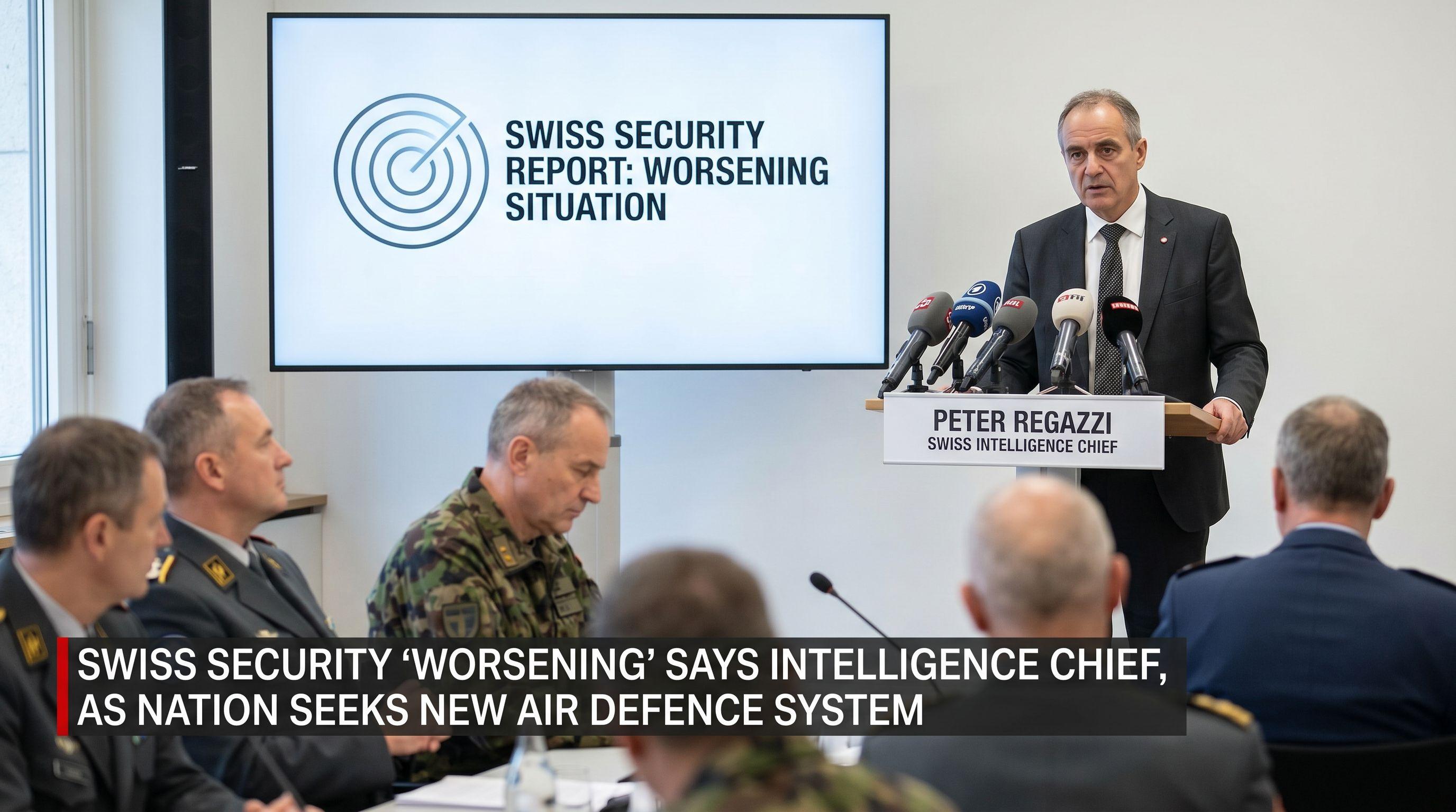 Swiss Security 'Worsening' Says Intelligence Chief, as Nation Seeks New Air Defence System