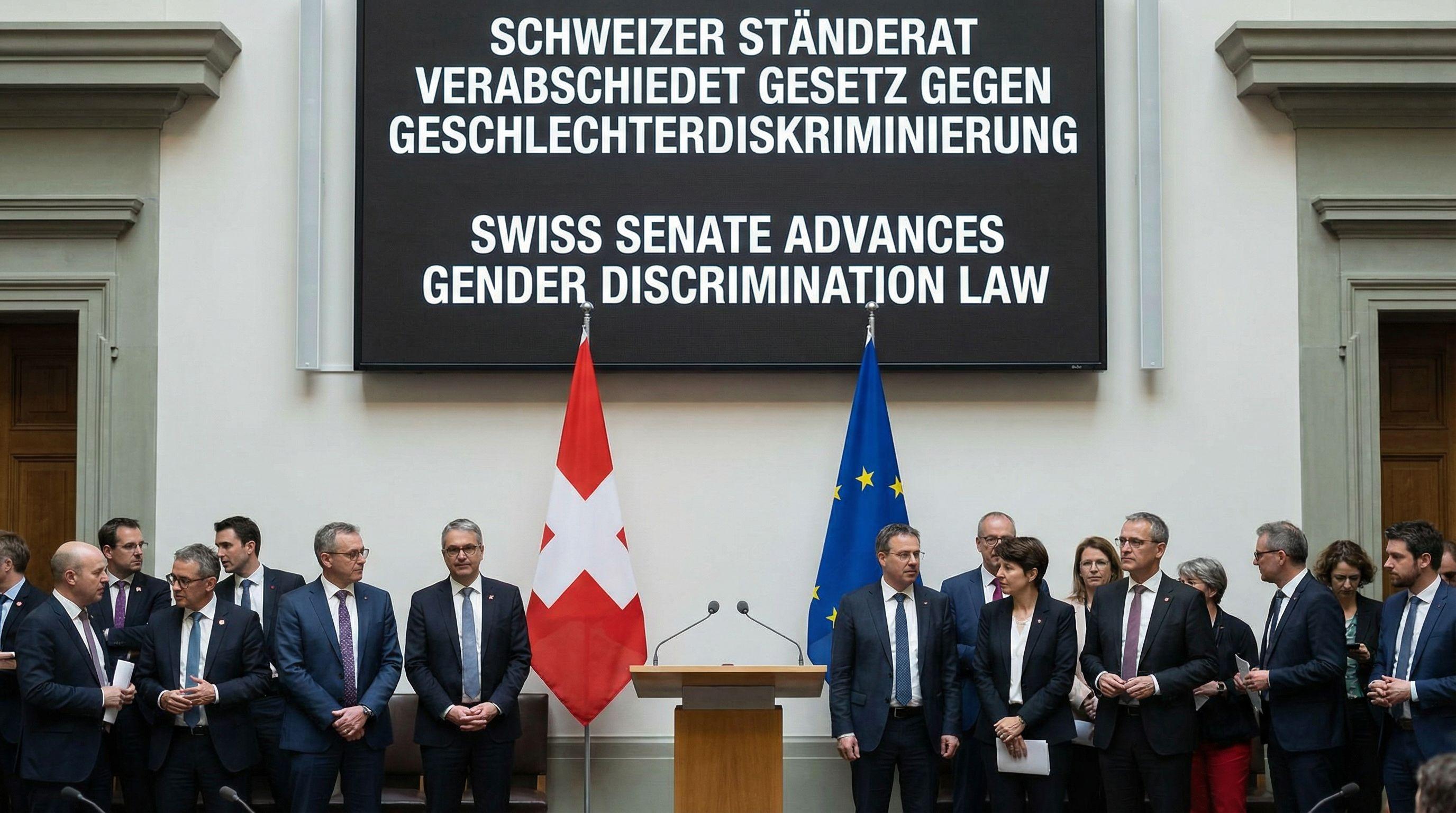Swiss Senate Advances Gender Discrimination Law