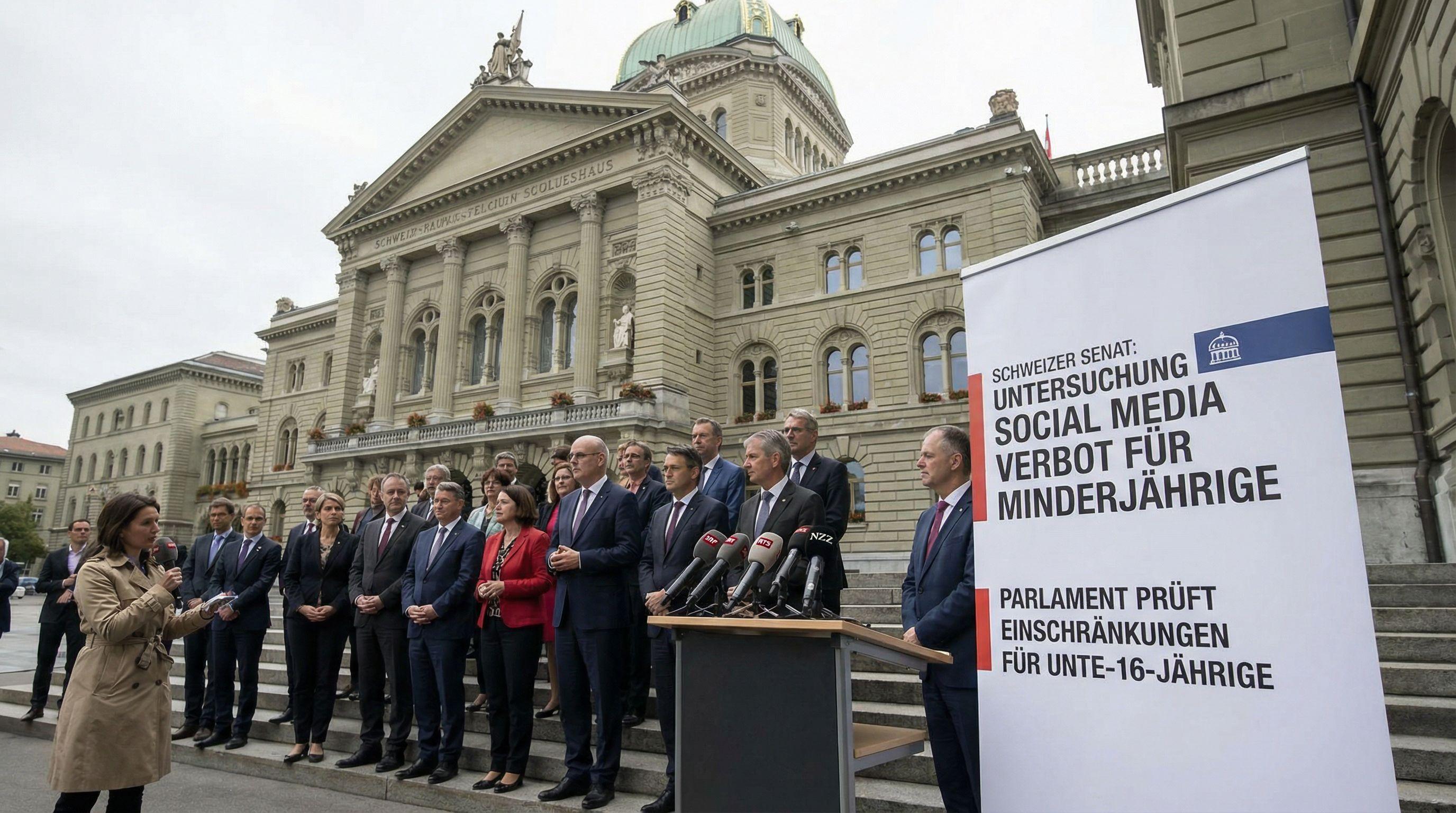 Swiss Senate Launches Investigation into Social Media Ban for Minors