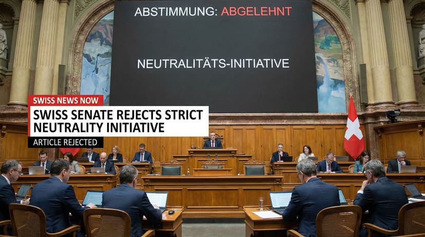 Swiss Senate Rejects Strict Neutrality Initiative