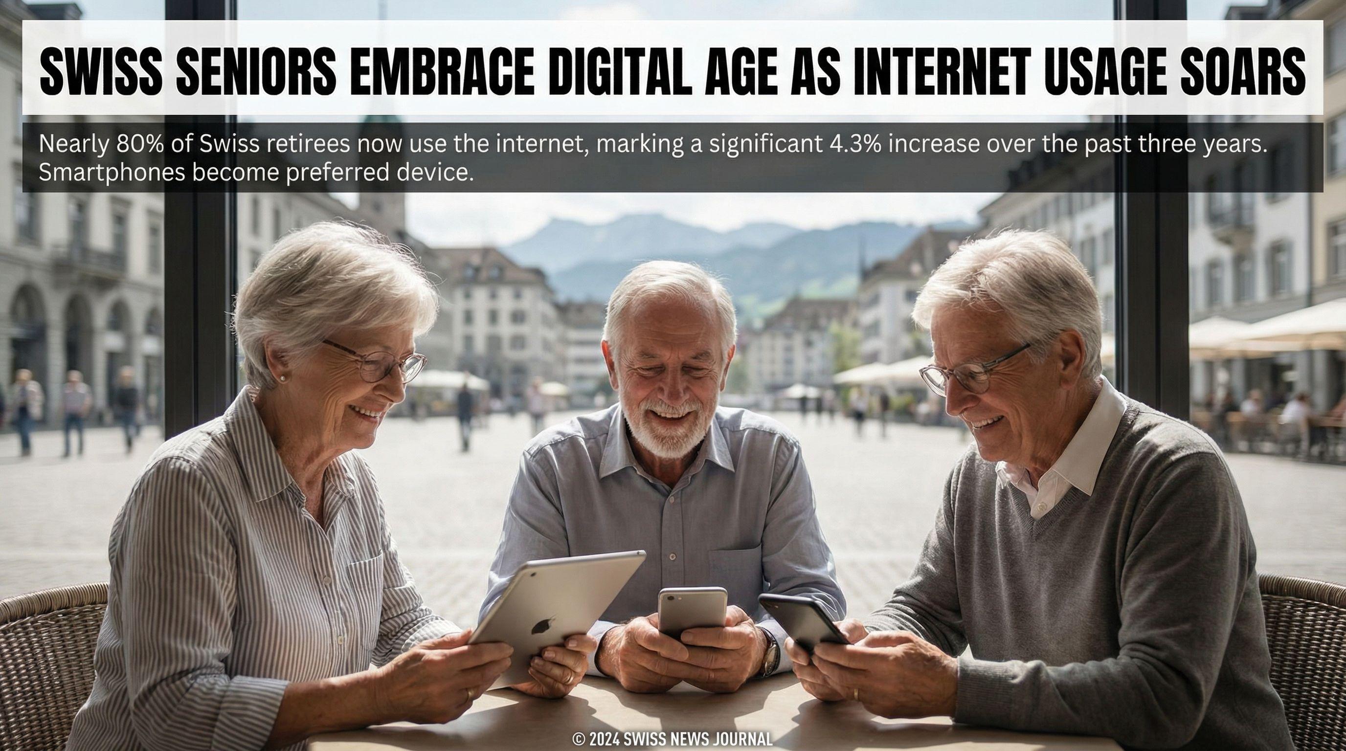 Swiss seniors embrace digital age as internet usage soars